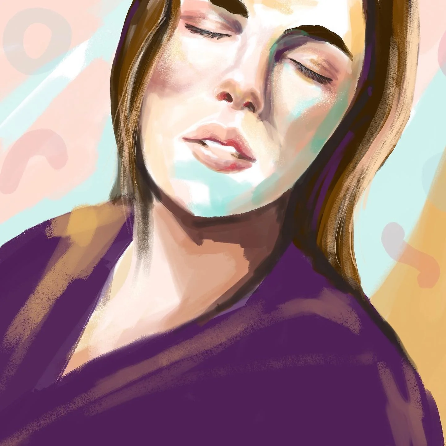 I haven&rsquo;t been posting a lot this week. It&rsquo;s been a really busy week. 

#faces #digitalart #digitalfaces #portraitart #portraitpainting #portraitpaintings #portraitstudies #paintwithme #paintwithmecommunity