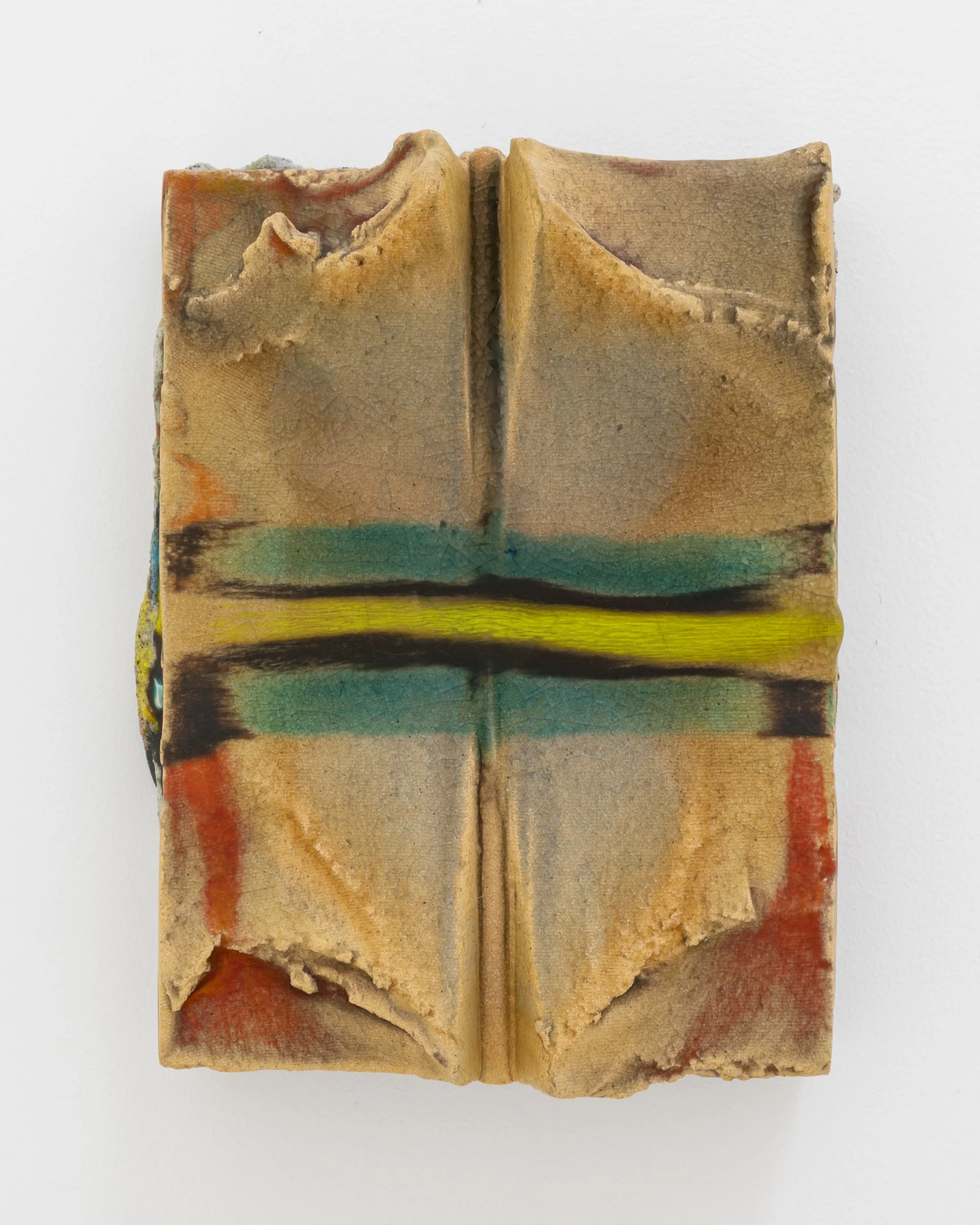 Couvade, 2026. Glazed ceramic, 10 1/2 x 7 1/2 x 3 in (26.7 x 19.1 x 7.6 cm)
