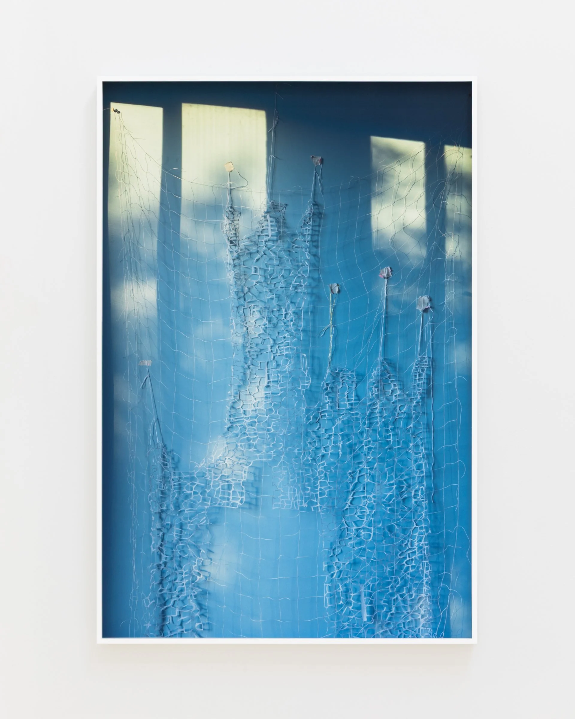 Stronghold (blue), 2025. Archival inkjet print, 45 x 30 in (114.3 x 76.2 cm)