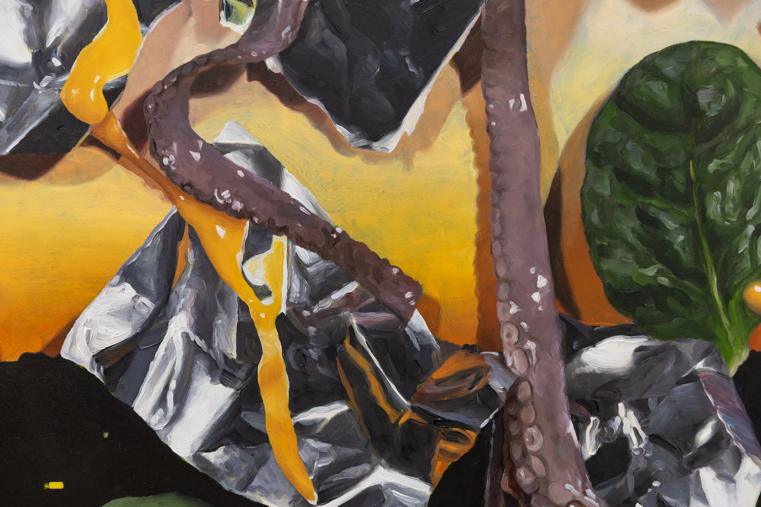 Adam Higgins, Memphis airport salad with tentacles, Detail