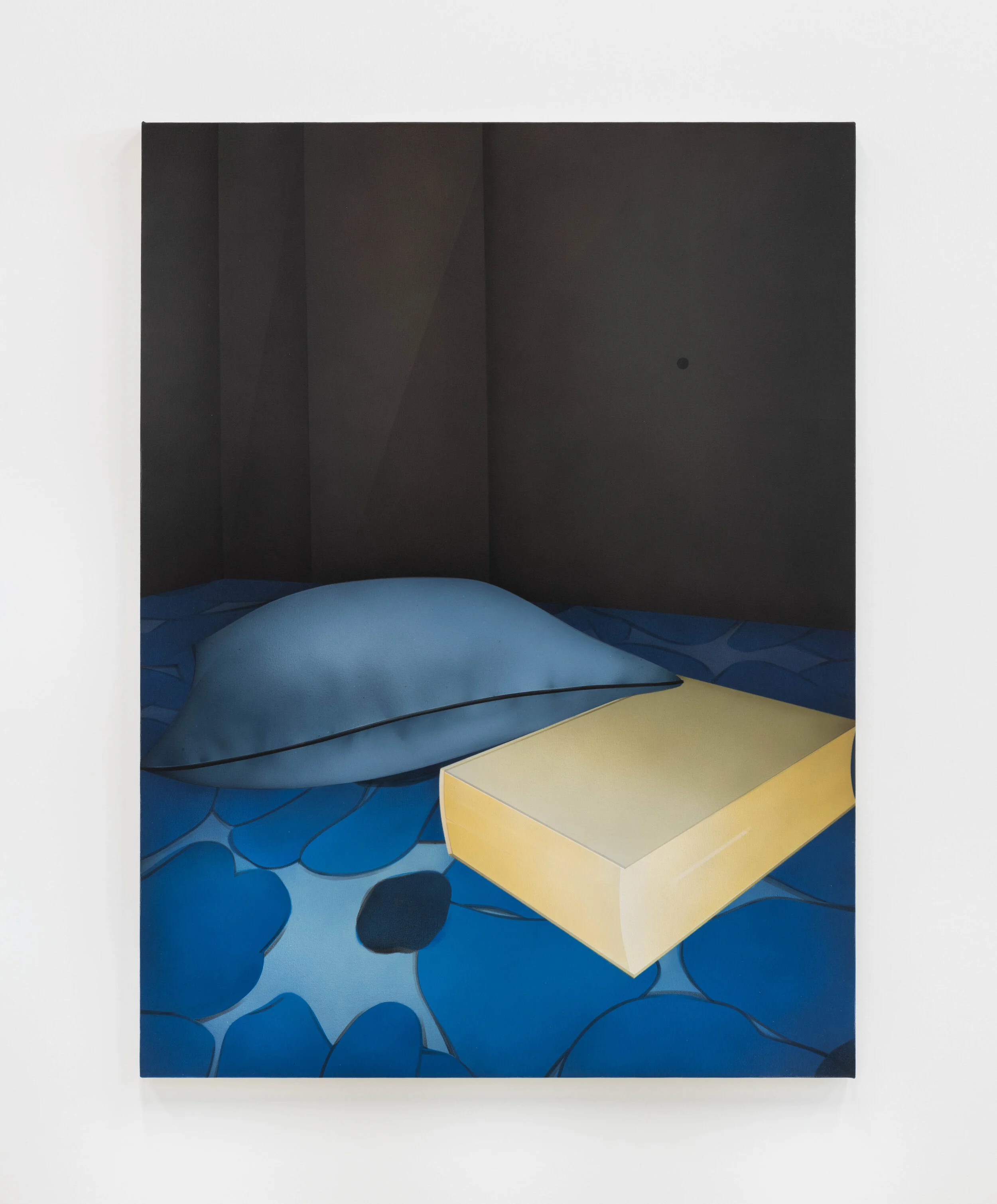 Alexandra Barth,
Blue Pillow, 2021.
Acrylic on canvas, 47.2 x 35.4 in (120 x 90 cm)