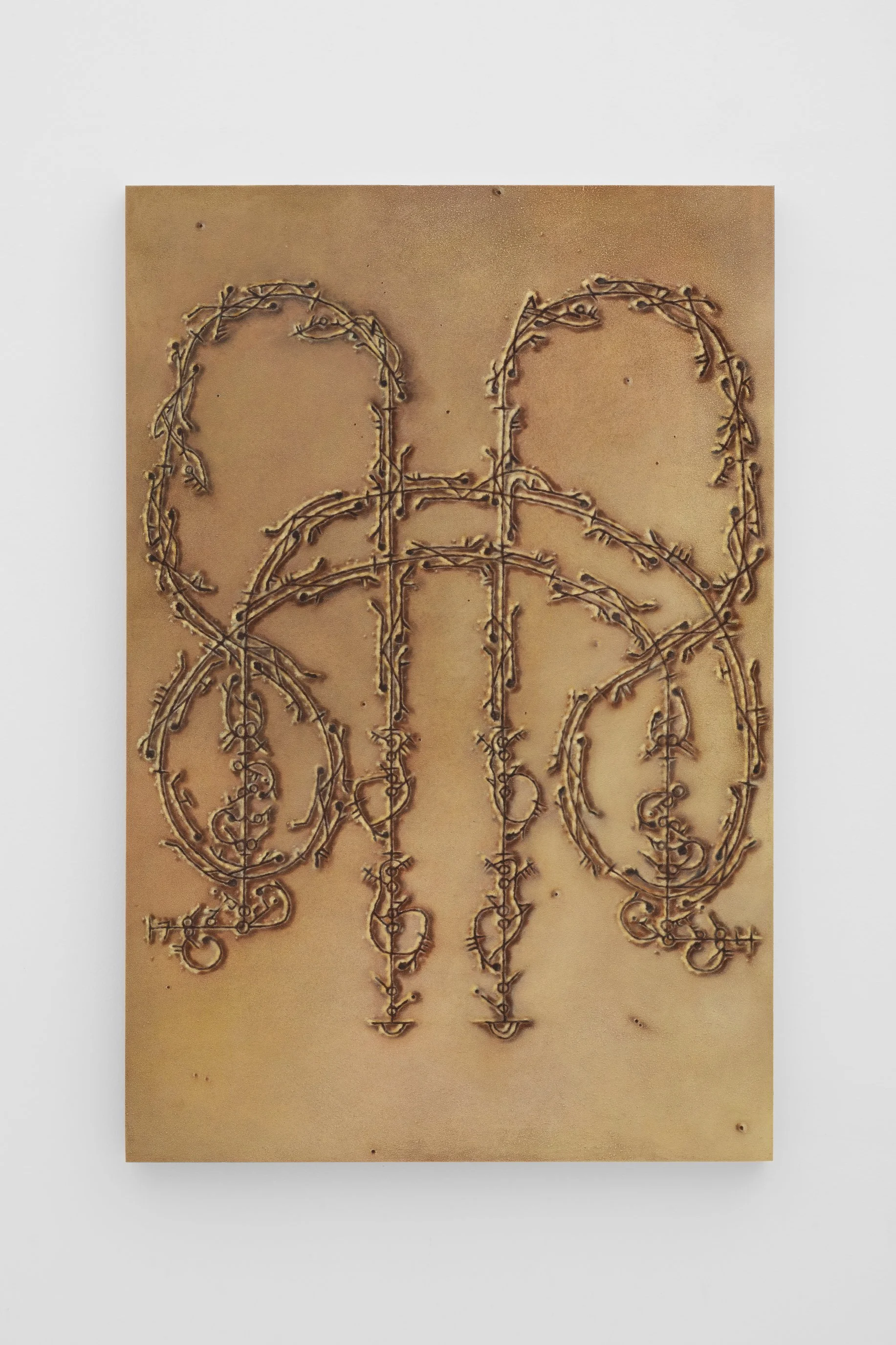 Audrey Leshay, Hermes on Flatlands, 2026. Oil on panel, 24 x 36 in (61 x 91.4 cm)