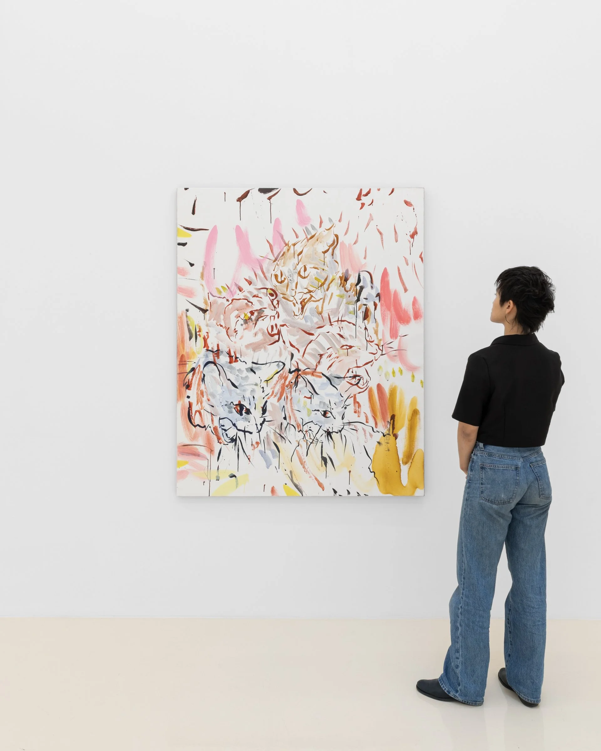 Riña de gatos (5), detail