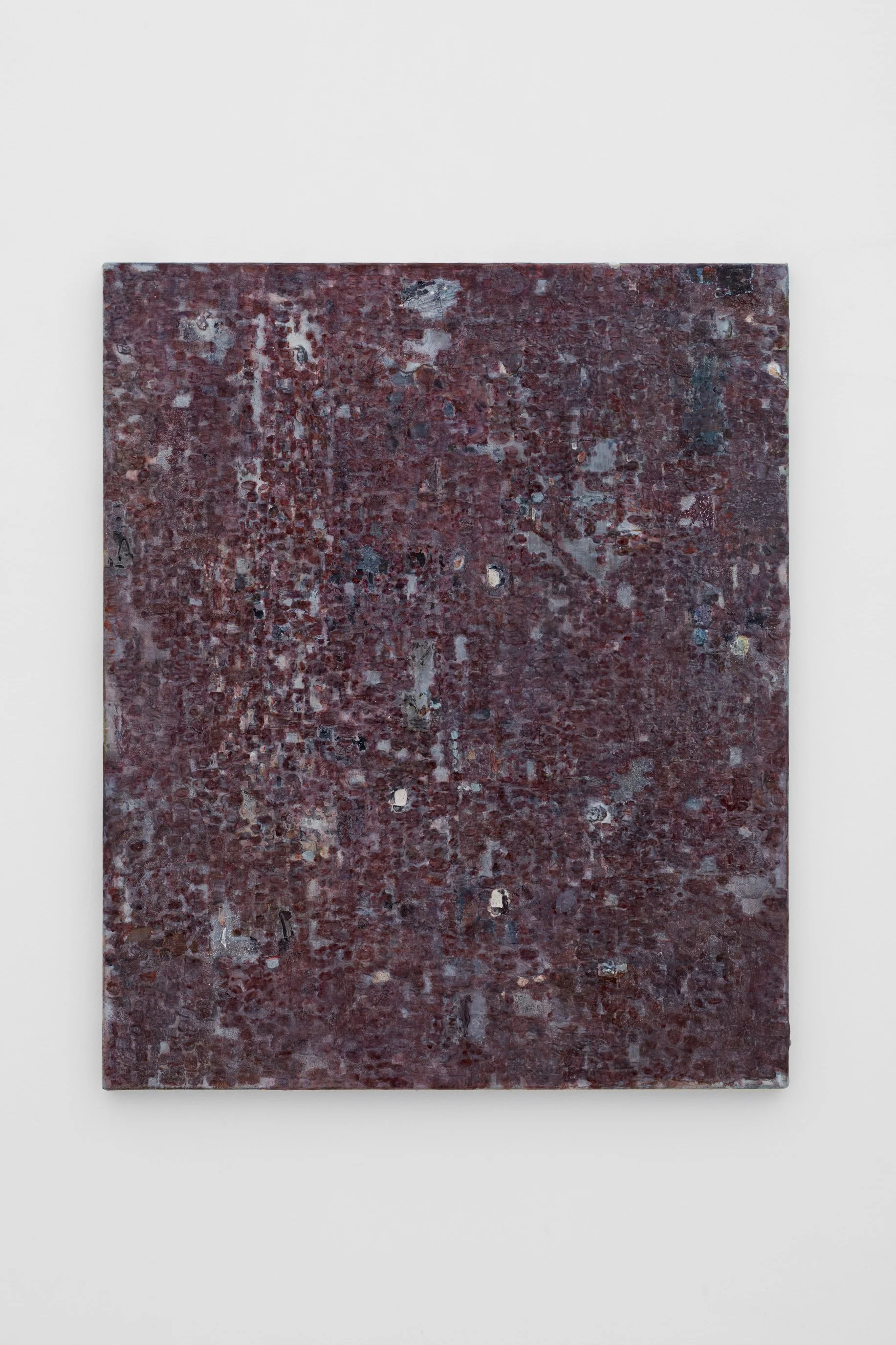 Masanori Tomita, basin, 2026. Oil, ink, and resin on canvas 28 5/8 x 23 7/8 in (72/7 x 60.5 cm)