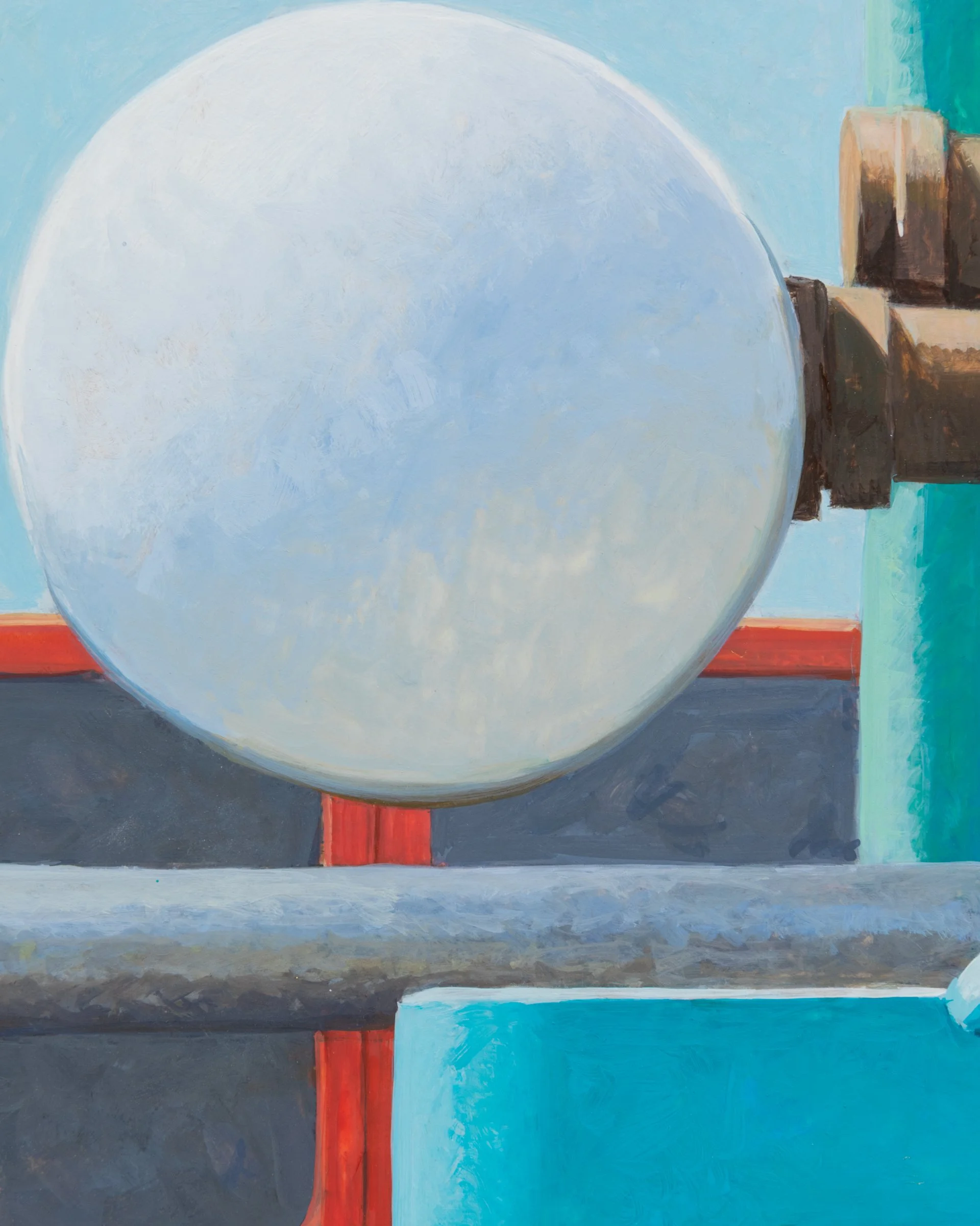 White, Rounded, detail