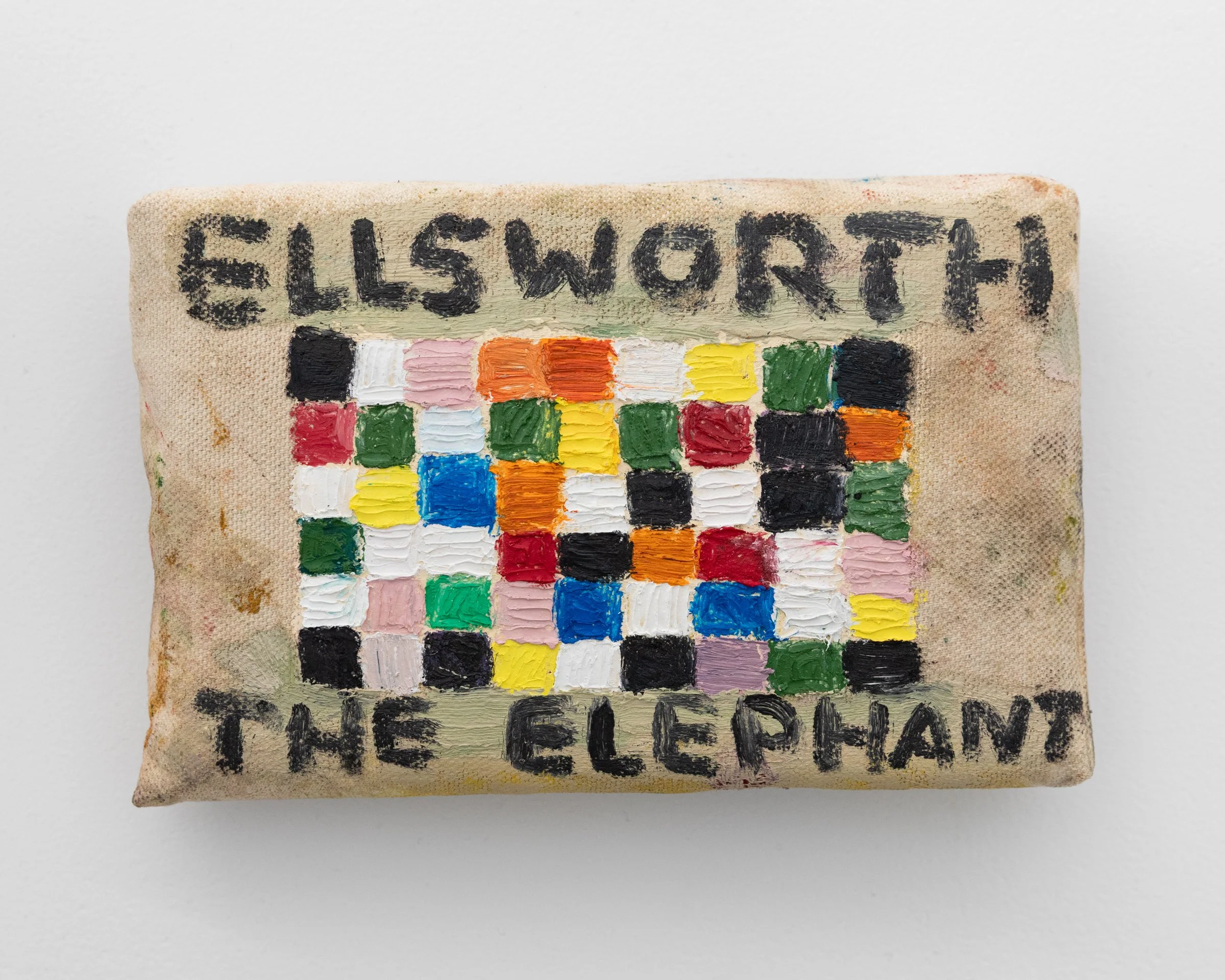 Ellsworth the elephant, 2026. Oil on canvas, 4 3/8 x 6 7/8 in (11 x 17.5 cm)