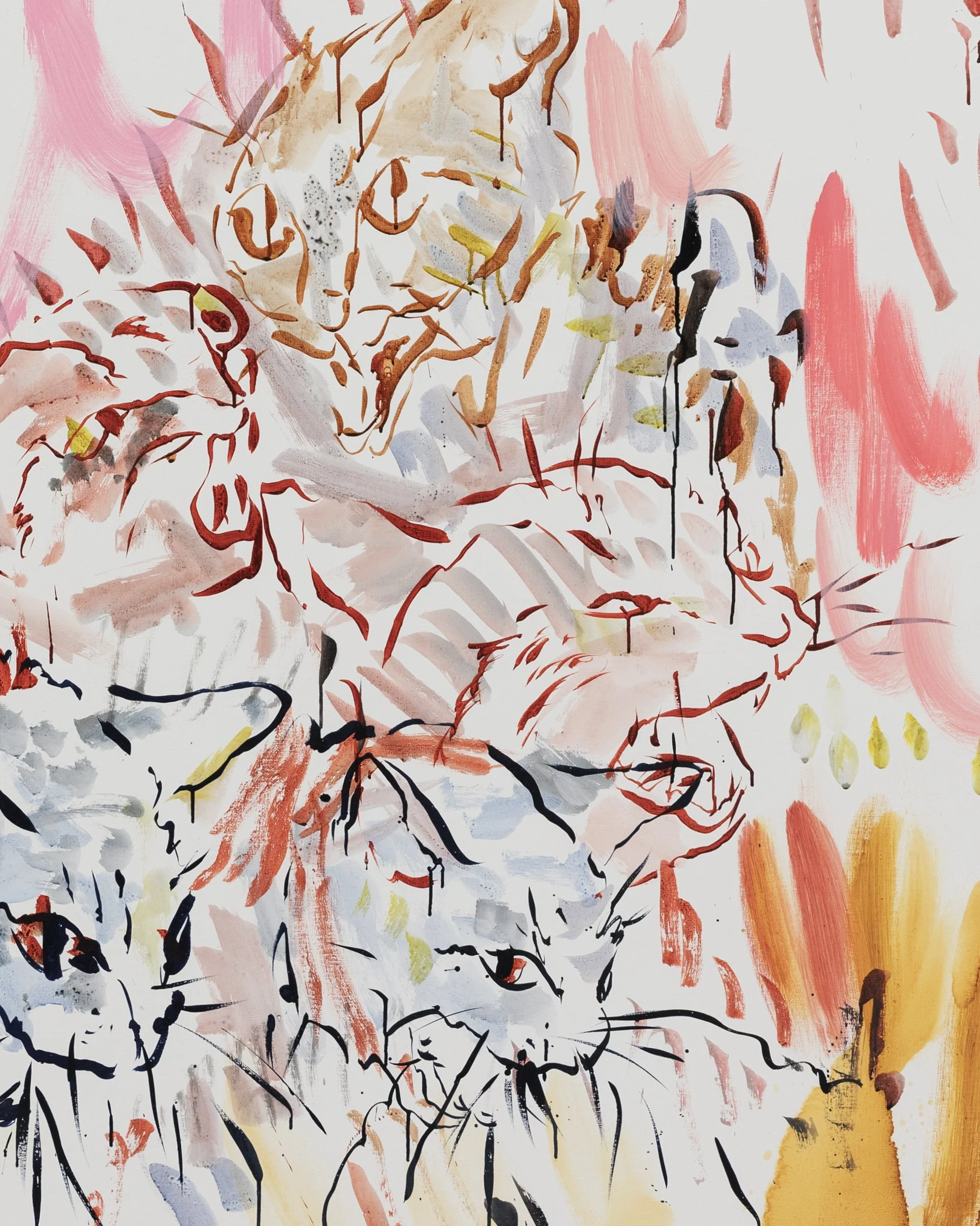 Riña de gatos (5), detail