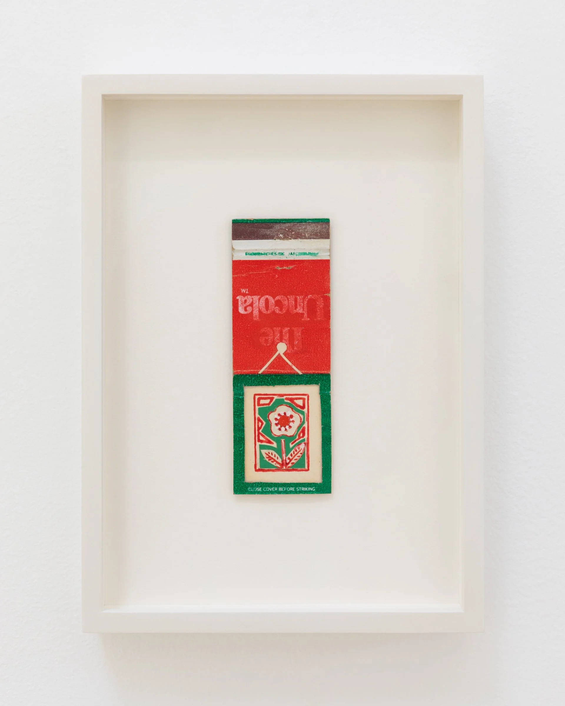 Framed Flower, 1975. Mixed media, 4 1/4 x 1 1/2 in (10.9 x 3.8 cm) Framed: 6 x 8 1/2 in ( 15.2 x 21.6 cm)