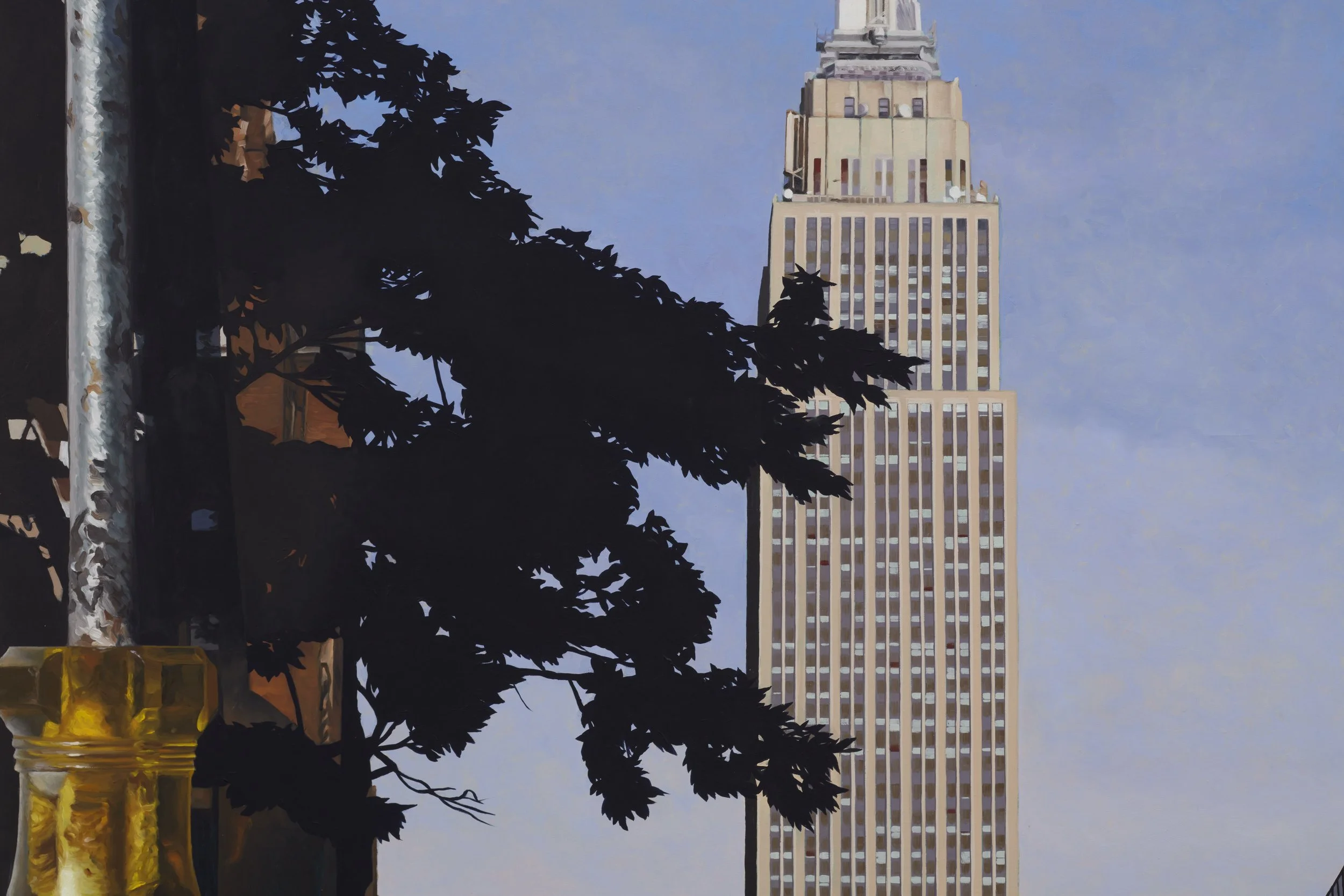 Empire State Building with Screwdriver, detail