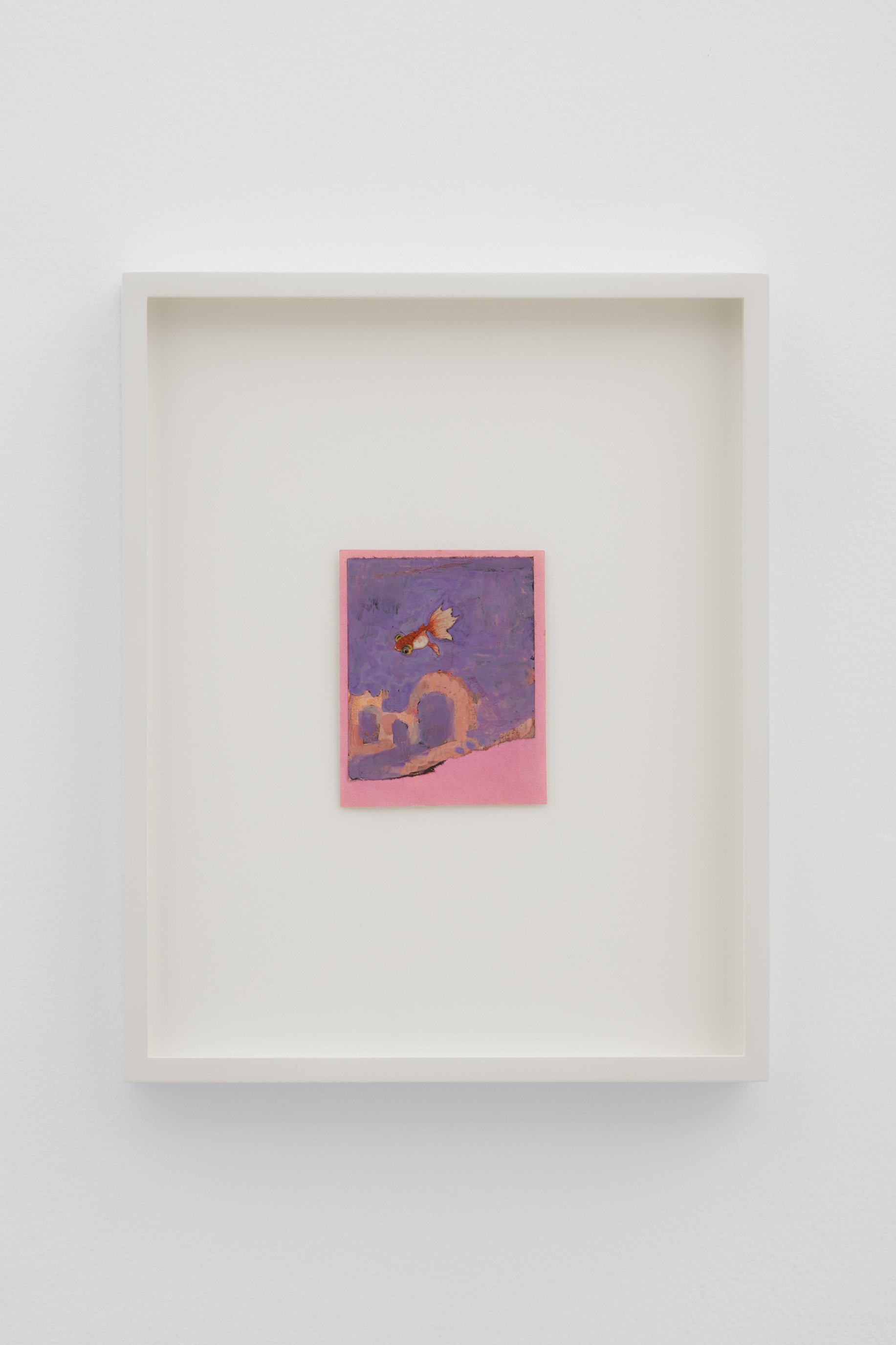 Untitled (Goldfish), N.d. Mixed media, 3 3/4 x 2 in (9.5 x 5.1 cm)