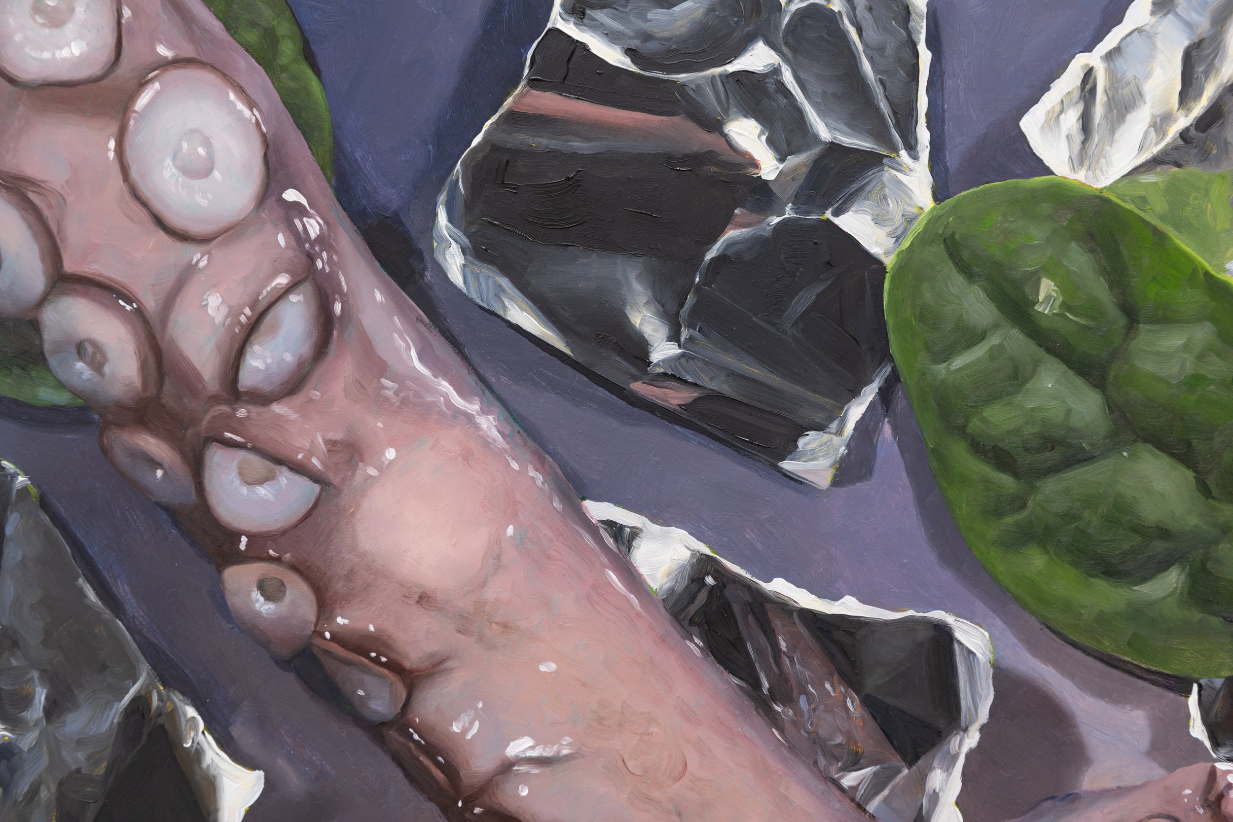 Adam Higgins, Memphis airport salad with tentacles, Detail