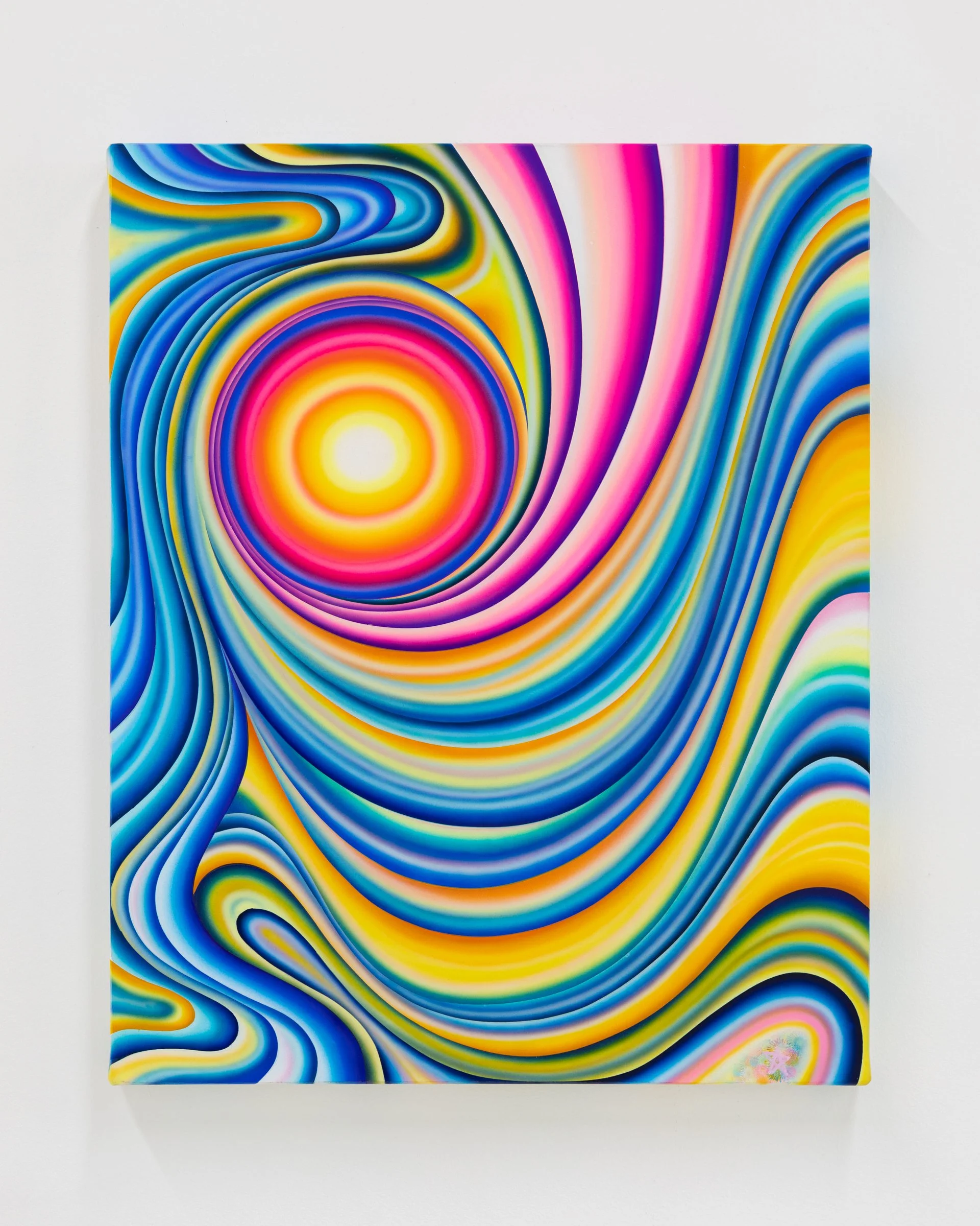 Angeline Rivas, IS-NESS, 2025. Acrylic, gouache, graphite on canvas, 20 x 16 in ( 50.8 x 40.6 cm)