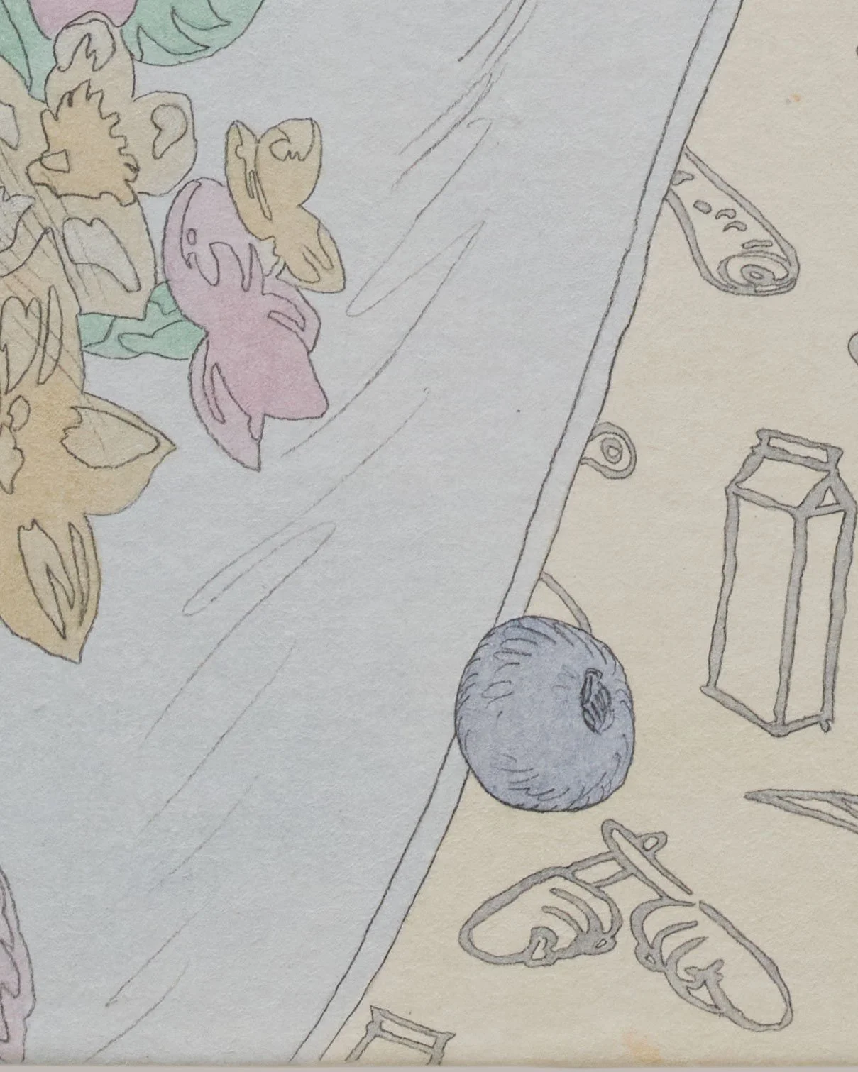 Hook, Secret, Tails, Milk, Kindness (釣り針、秘密、尻尾、牛乳、やさしさ), detail