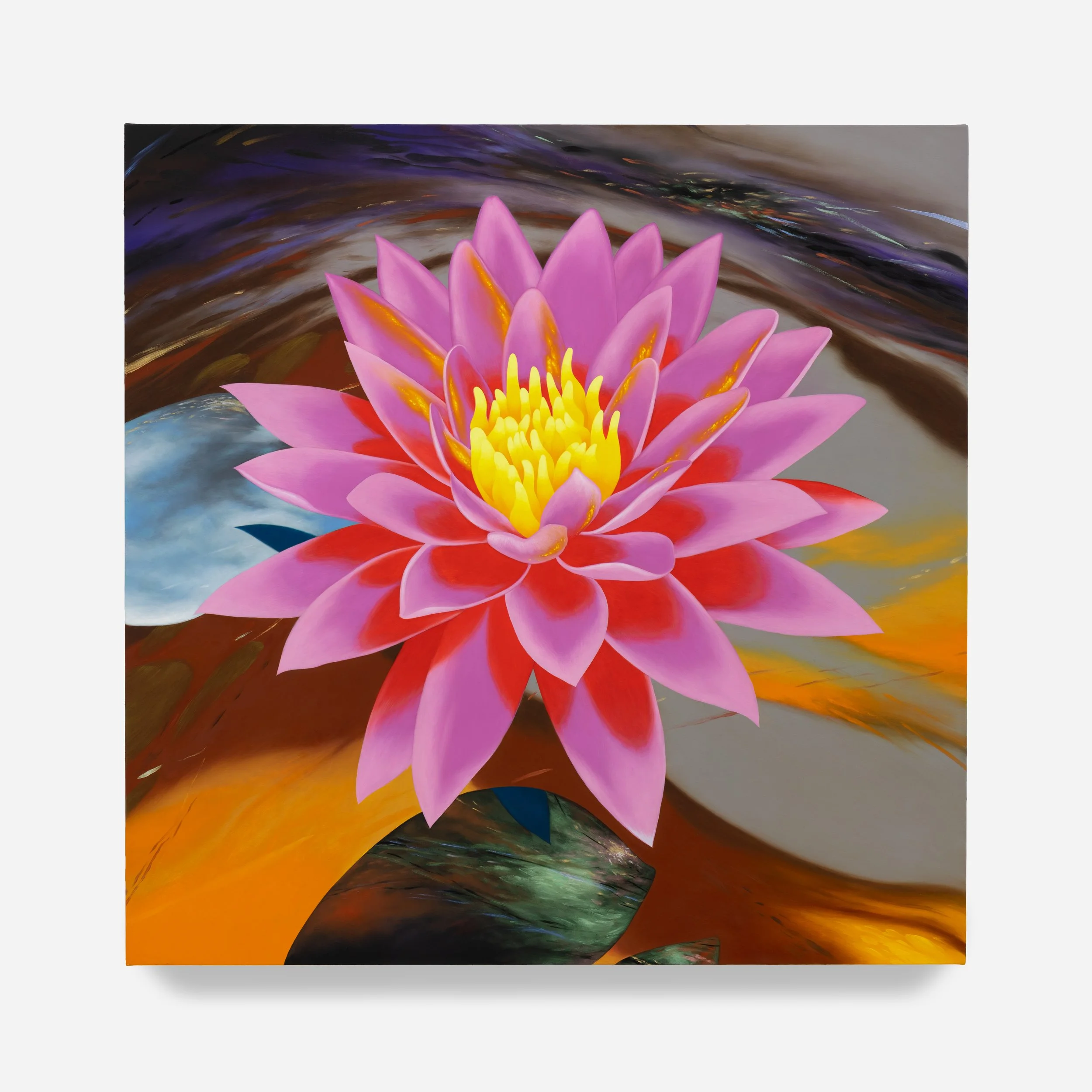 The Song, 2021. Oil on canvas, 33 x 33 in (83.82 x 83.82cm)