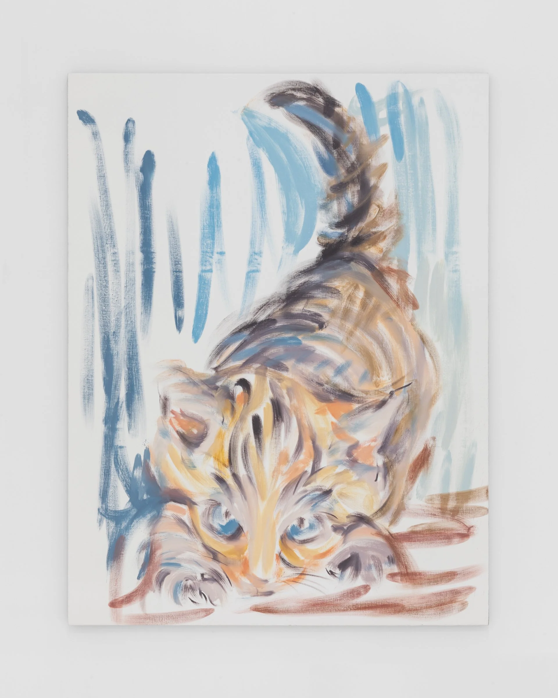 Kleines Arschloch, 2025. Oil on linen, 82 5/8 x 63 in (210 x 160 cm)