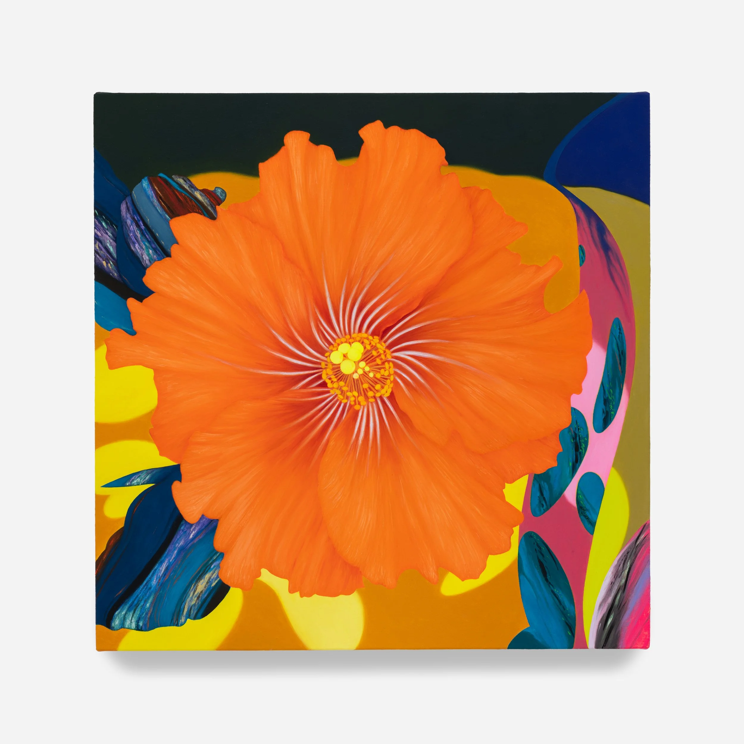 The Miracle, 2021. Oil on canvas, 17 x 17 in (43.18 x 43.18 cm)