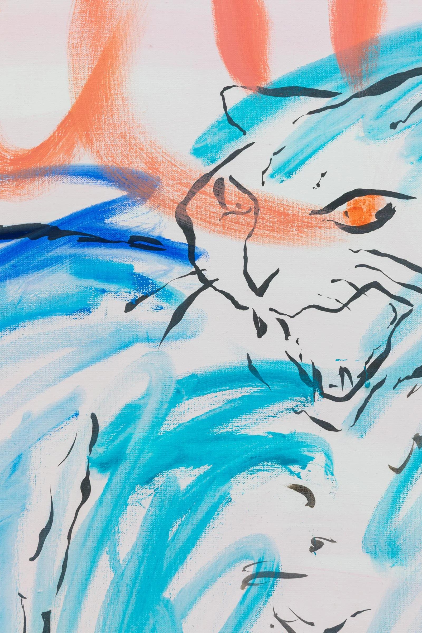 Riña de gatos (1), detail