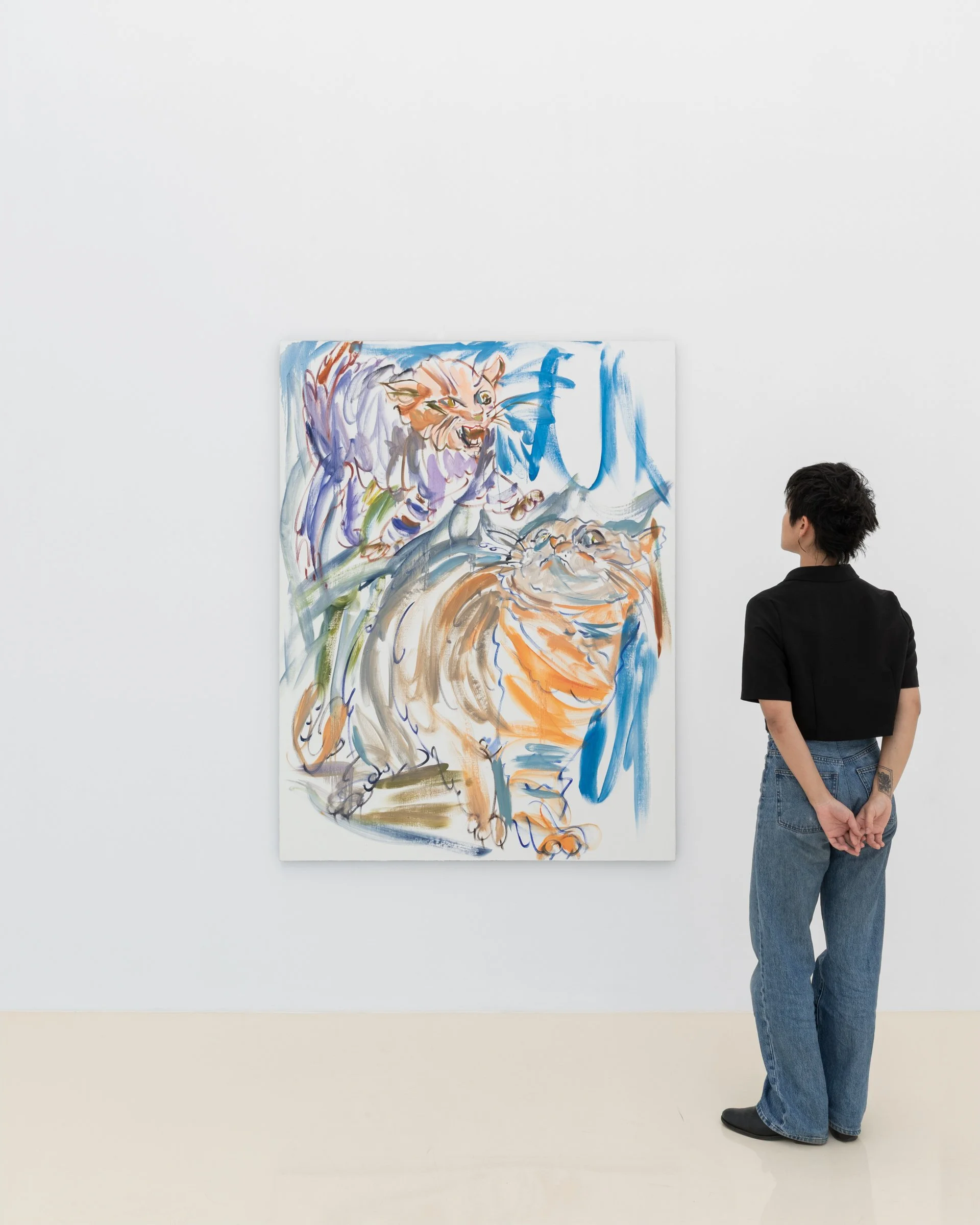 Riña de gatos (6), detail