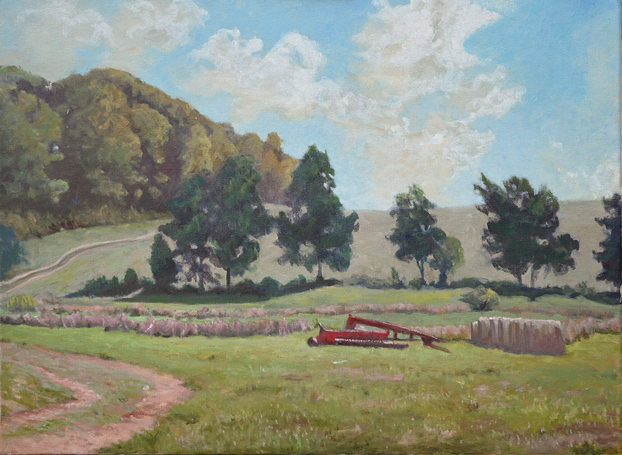 The Light in August. Landscape Painting, Oil on Canvas, 20” X 24”
