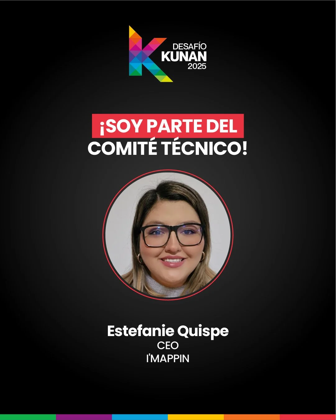 &iexcl;Buen d&iacute;a! Me alegra compartir la noticia de que este 2025 formar&eacute; parte nuevamente del Comit&eacute; T&eacute;cnico Evaluador del Desaf&iacute;o Kunan, representando a @i.mappin. Agradezco a @kunanesahora por confiar en mi criter