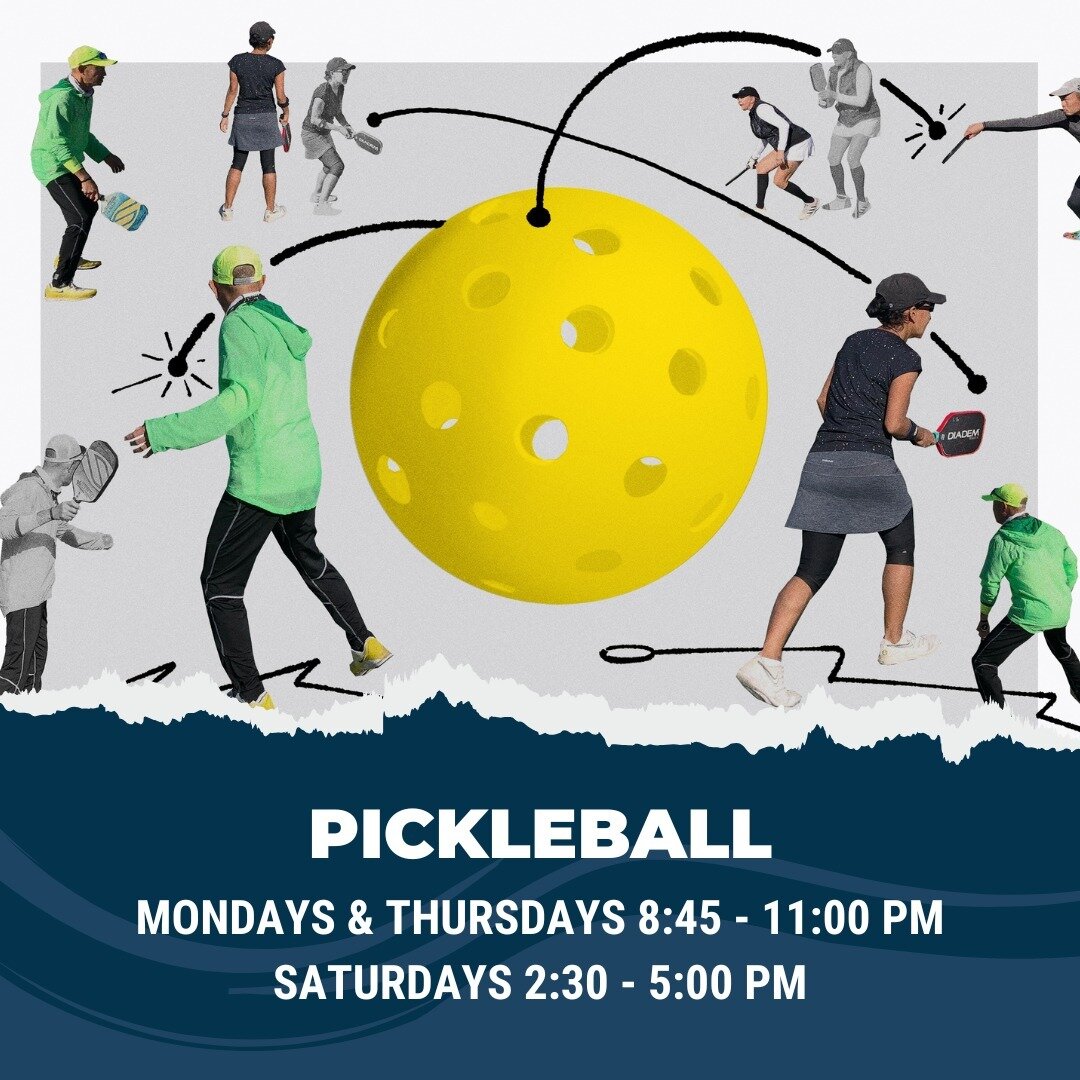 Save your spot for single day Pickleball play on CourtReserve today! 2.5 Hours of play for just $15; all class pass, court booking, and fitness members can participate!