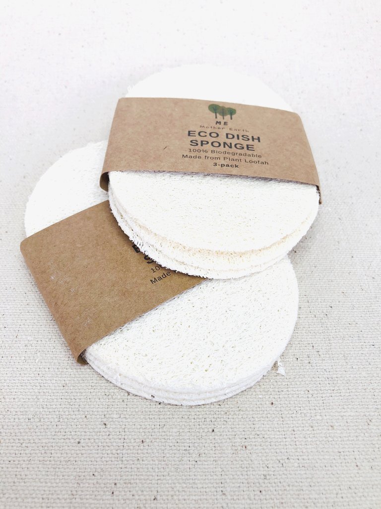 Eco Dish Sponges: Single Layer 3-Pack – me.motherearth