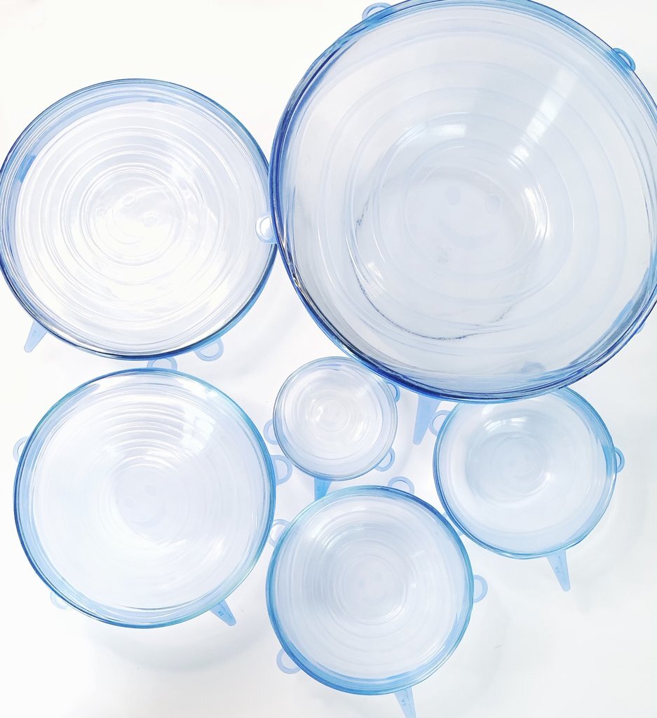 Schroeder & Tremayne Stretch-To-Fit Plastic Bowl Covers - Shop