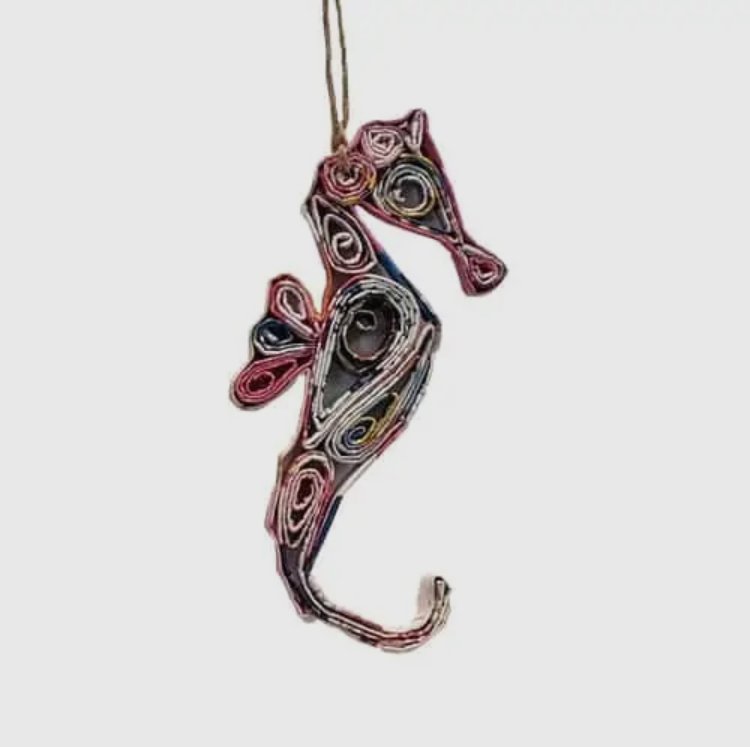 Upcycled Paper Seahorse.jpeg