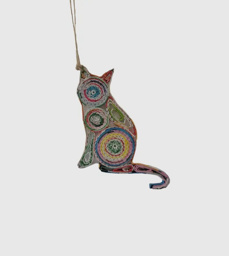 Upcycled Paper Cat.jpeg