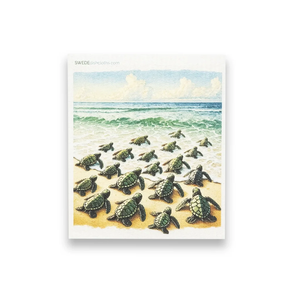 swedish cloth green turtle hatchlings.webp