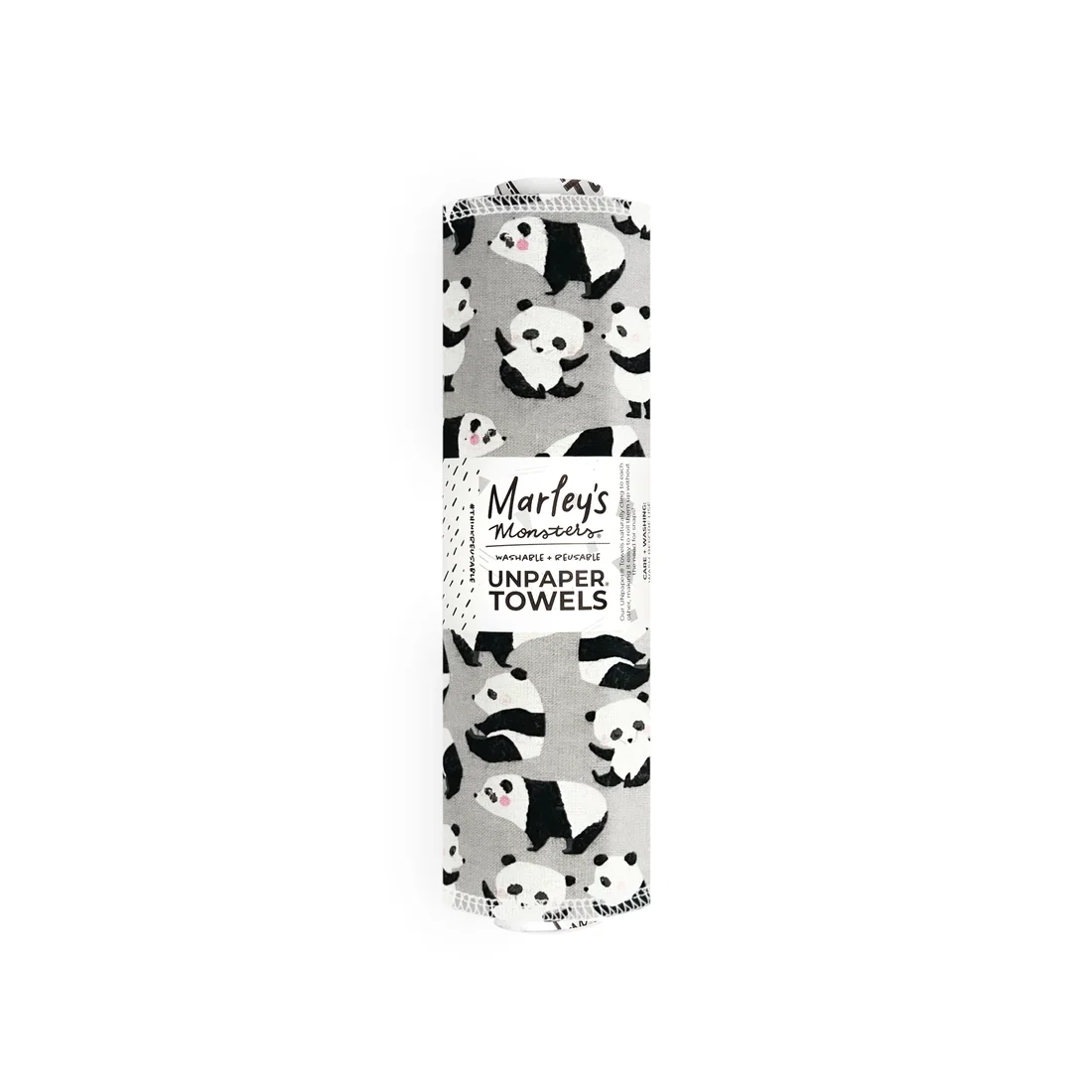 Marley's Monsters Unpaper Towels 12-Pack Pandas.webp