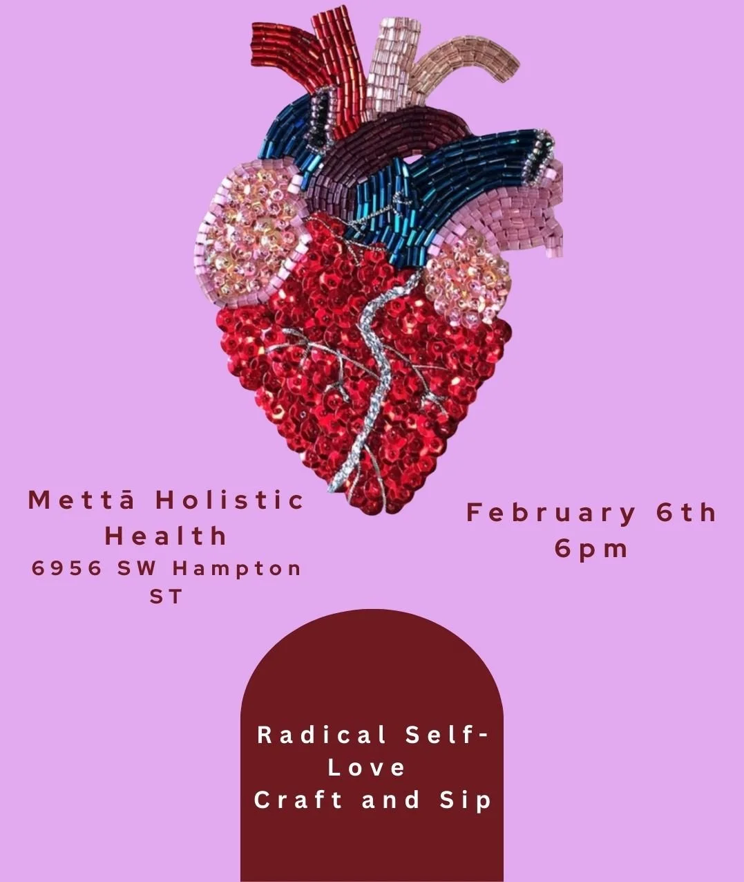 Valentine's Day Craft and Sip