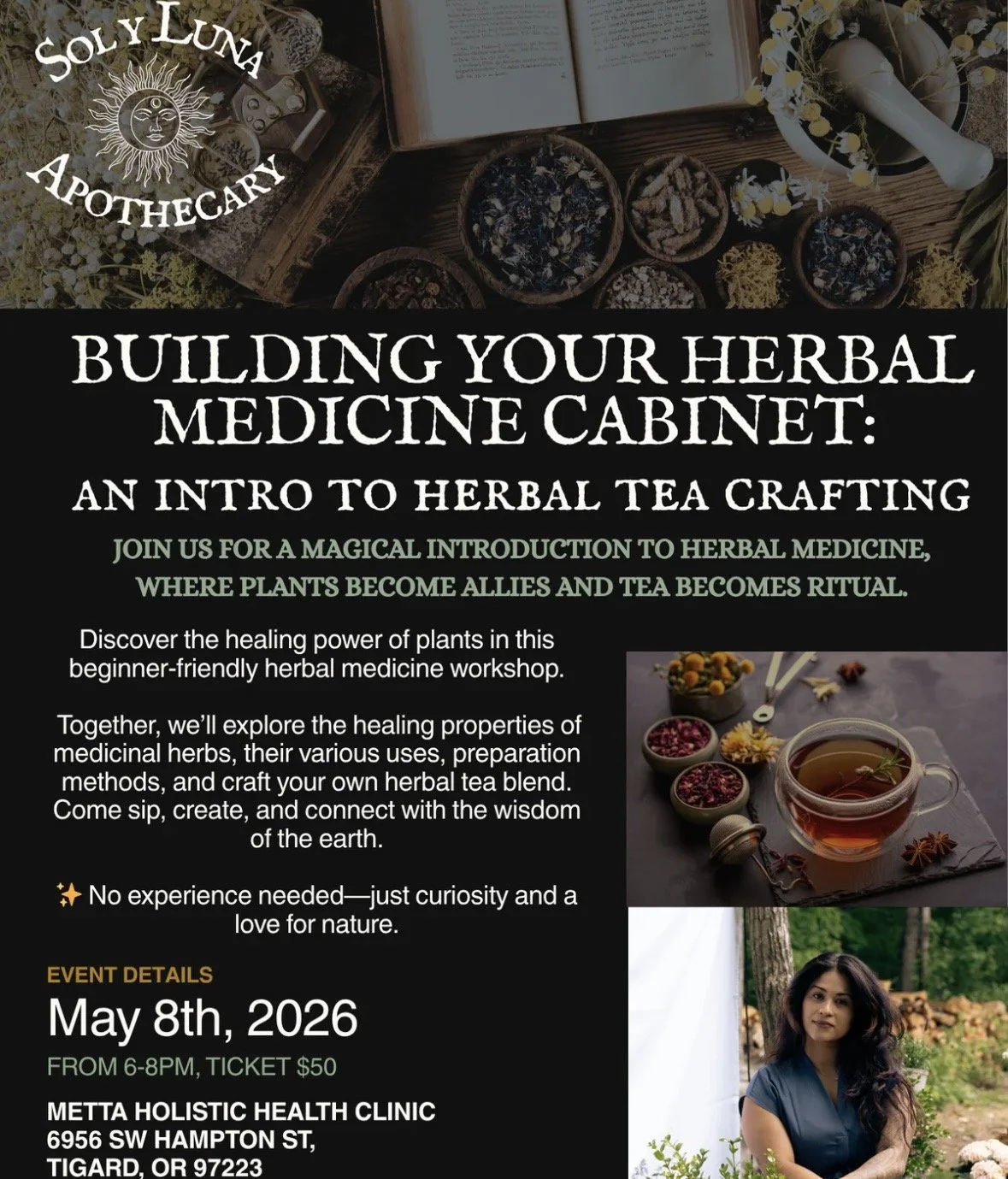 Building Your Herbal Medicine Cabinet: An Intro to Herbal Tea Crafting