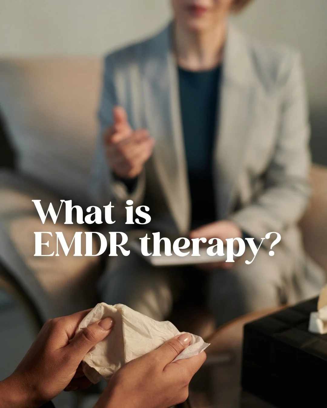 EMDR (Eye Movement Desensitisation and Reprocessing) is a structured form of psychotherapy that helps people process and heal from traumatic or distressing experiences.
Research shows EMDR is effective for conditions like PTSD, anxiety, depression,