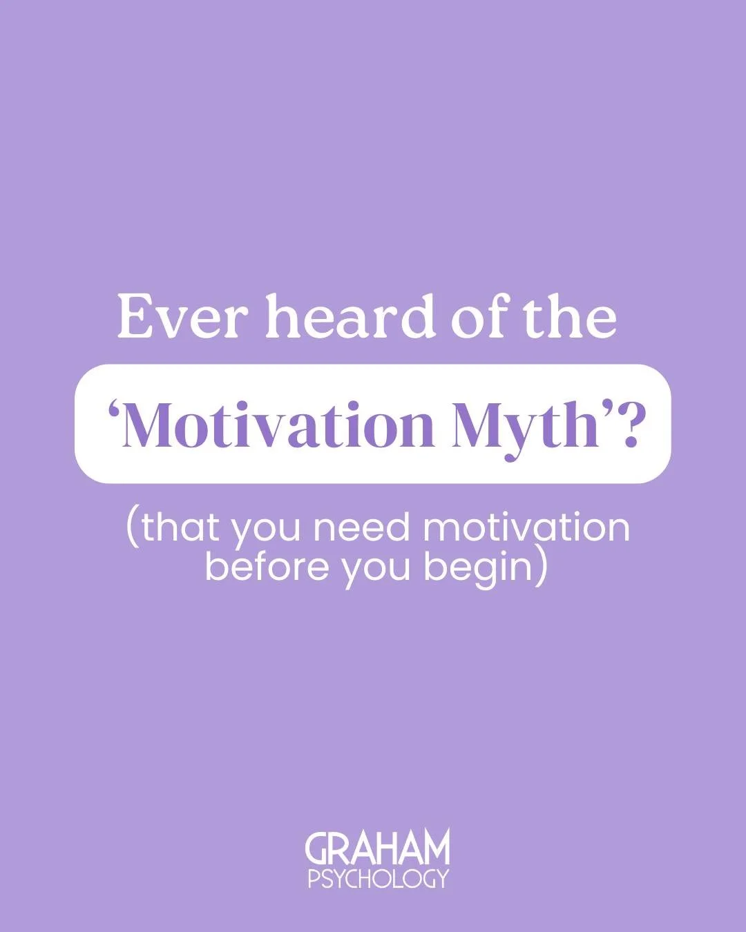 Many people wait for motivation to arrive before they start&hellip; but the brain doesn&rsquo;t work that way. Motivation is created through action, not the other way around.

Once you begin, even for 30 seconds, your brain releases dopamine, which h