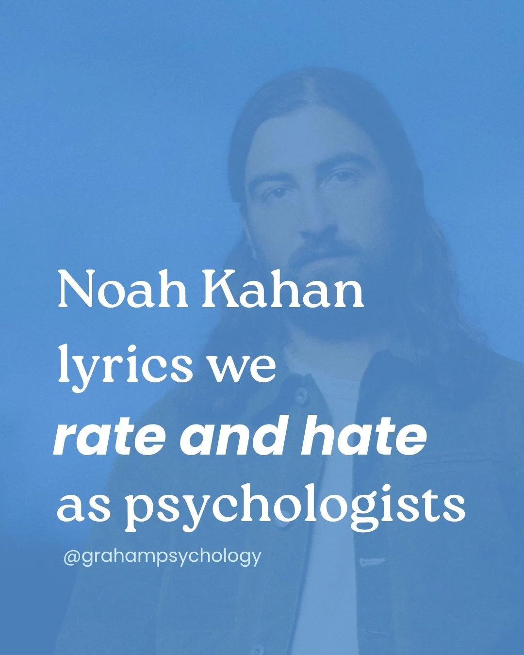 @noahkahanmusic new album dropped today so we&rsquo;ve had his last album on repeat because he does such a great job at giving a voice to the multitude of ways people experience mental health 🔁🎶

We&rsquo;ve highlighted a few of his lyrics here ➡️ 