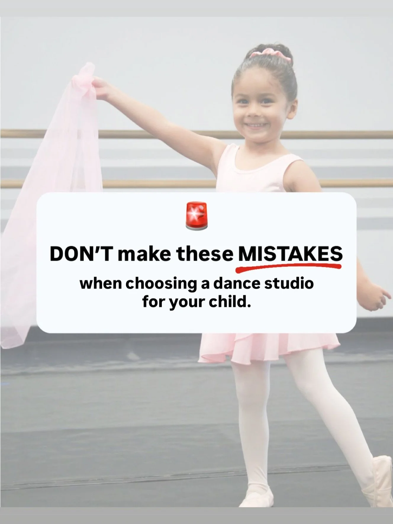 Choosing a dance studio can feel overwhelming &mdash; especially when so much looks great on the surface.

Here are a few things many well-intentioned parents don&rsquo;t realize can have a big impact on how their child experiences dance:

1️⃣ Bigger