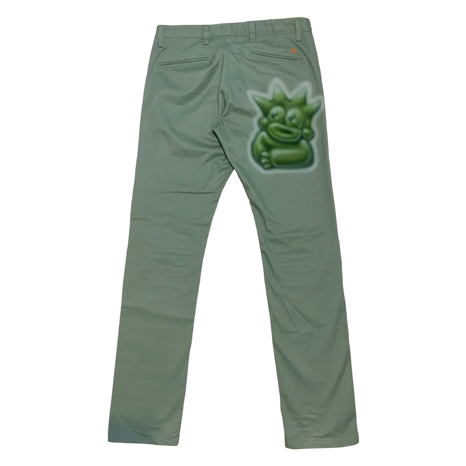 greenclothing 4pockets pants グリーン 4ポケ Green monochrome 32x34 — POND