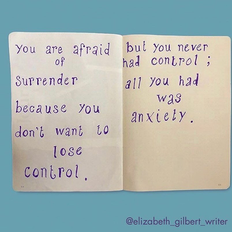Anxiety is often AN ATTEMPT to have control. Ask yourself if what you are feeling is actually being in control of your situation or anxiety.  What will it cost you to loosen the reins, forgive, lower the wall....? What do you stand to gain if you do?