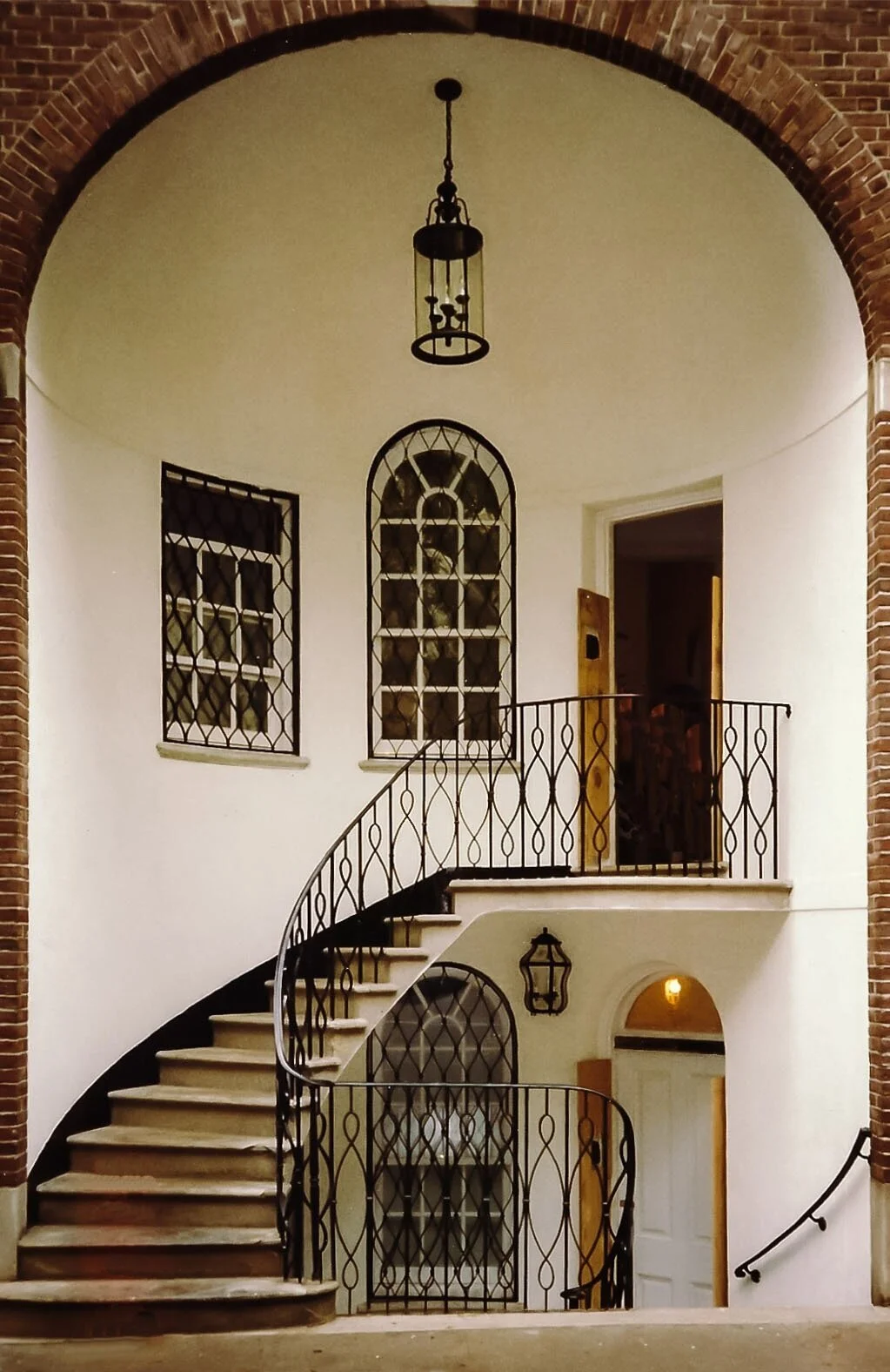 Wrought iron railing