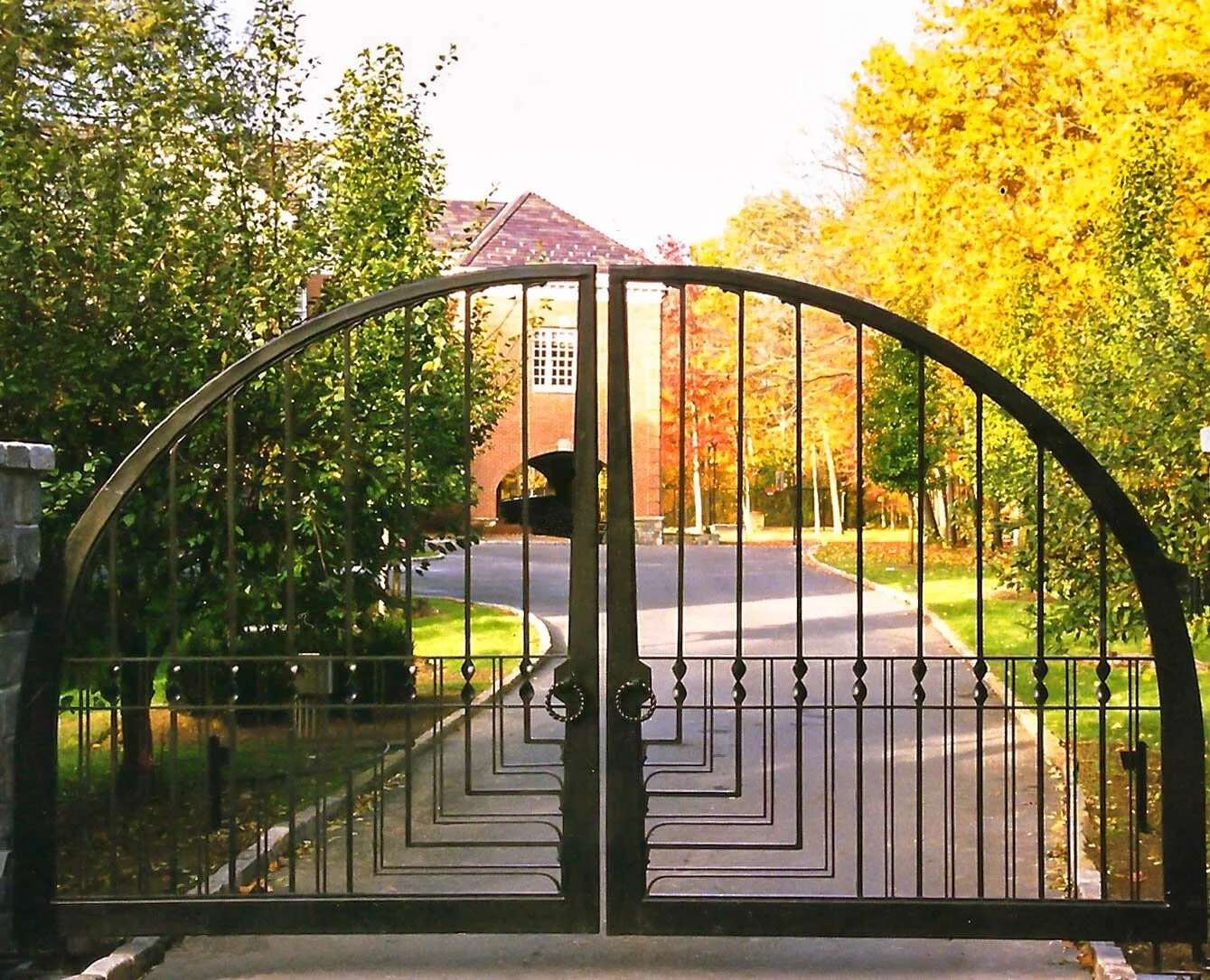 Modern Wrought Iron Gate
