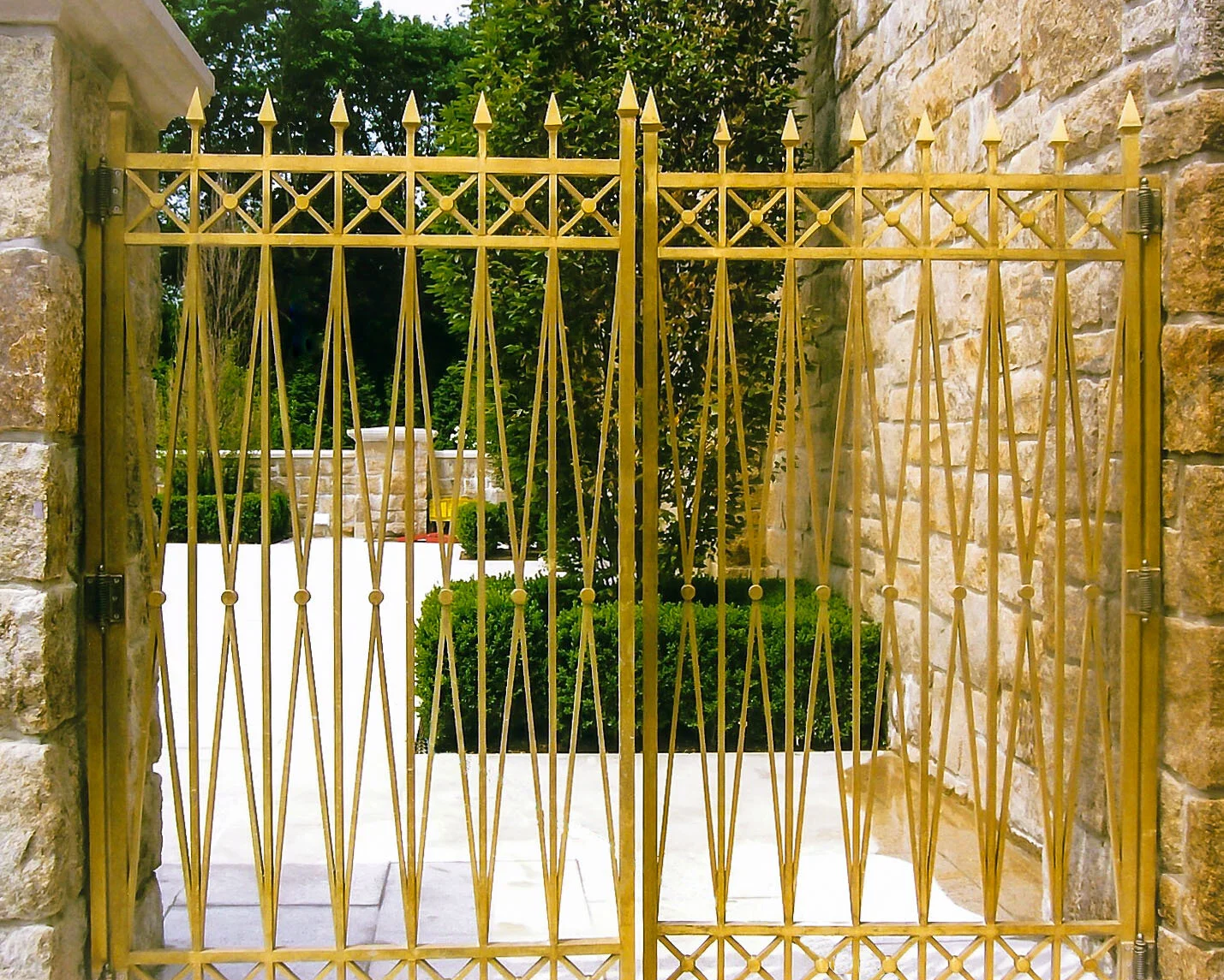 Bronze gate