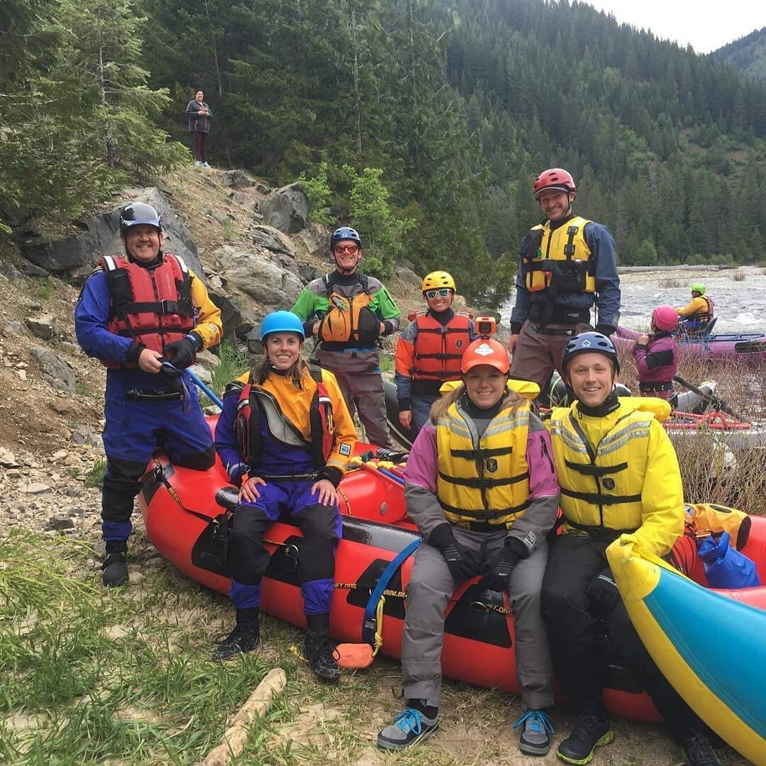 #flashbackfriday to when a bunch of our members took a private trip down the Lochsa river over Memorial Day. Private trips are one of the wonderful things about our club! Once you're a rated guide, you have the ability to rent gear at an extremely lo