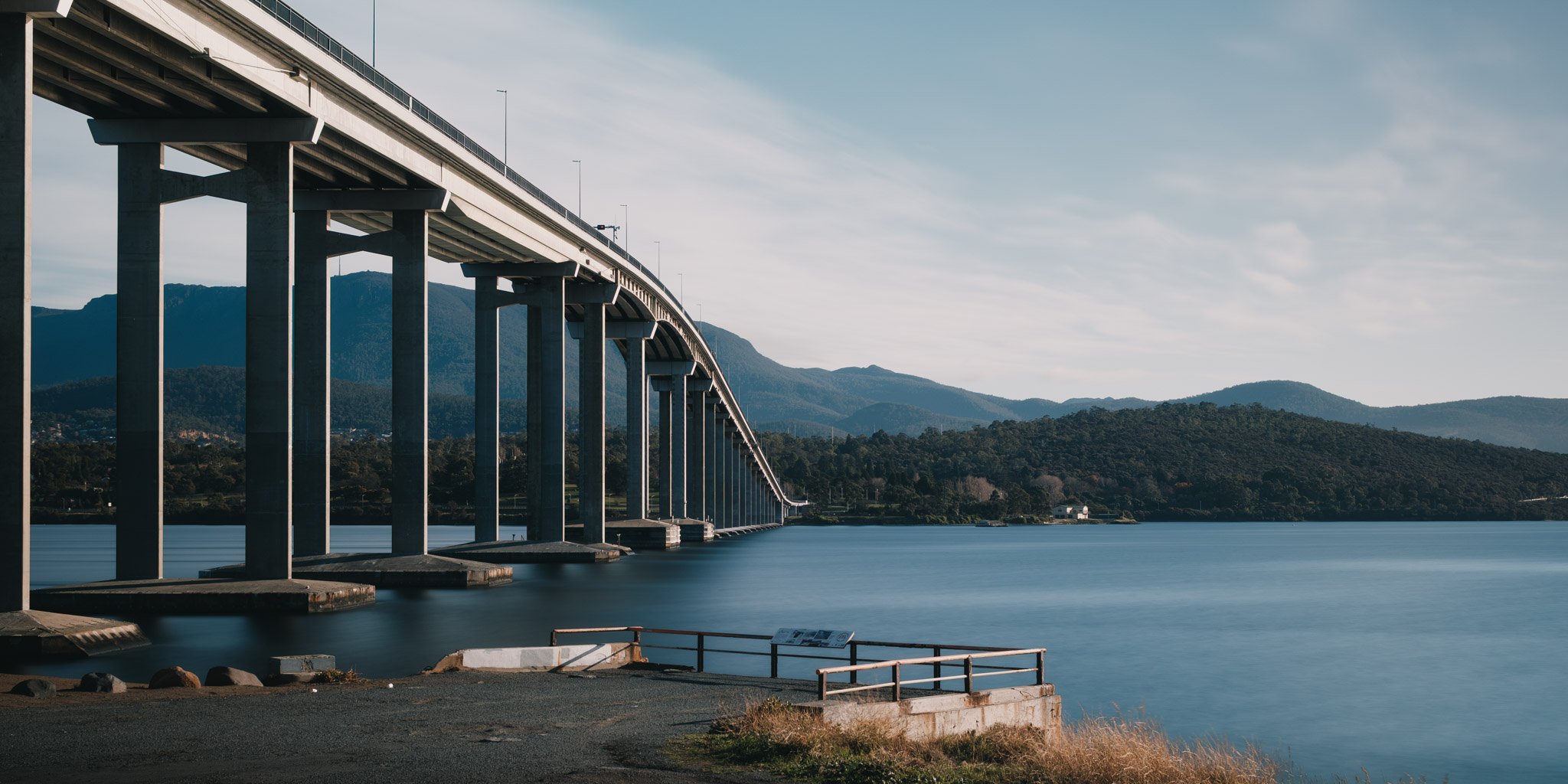 A quick stop off for a pic of the Tasman Bridge on the way home.