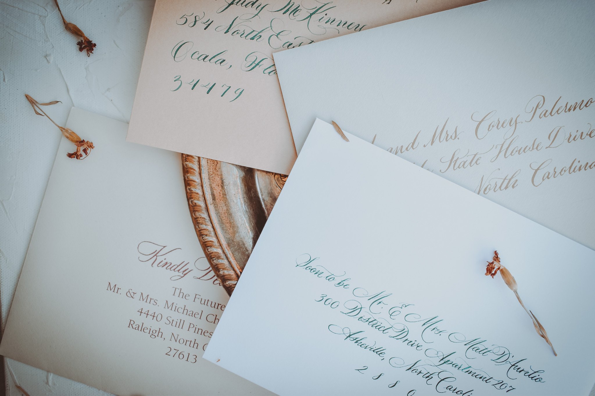 Calligraphy Watercolor Escort/Place Cards