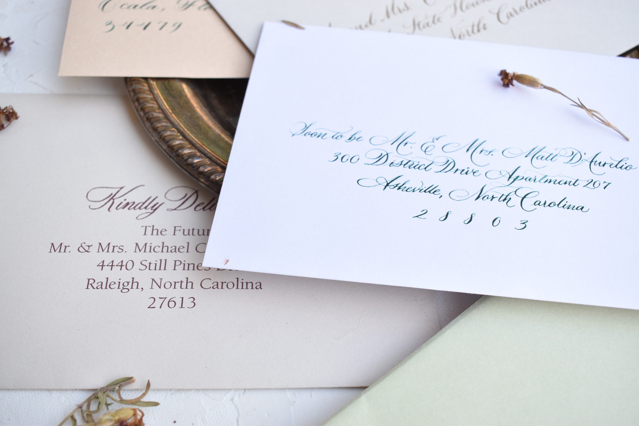 Addressing Wedding Invitation Envelopes