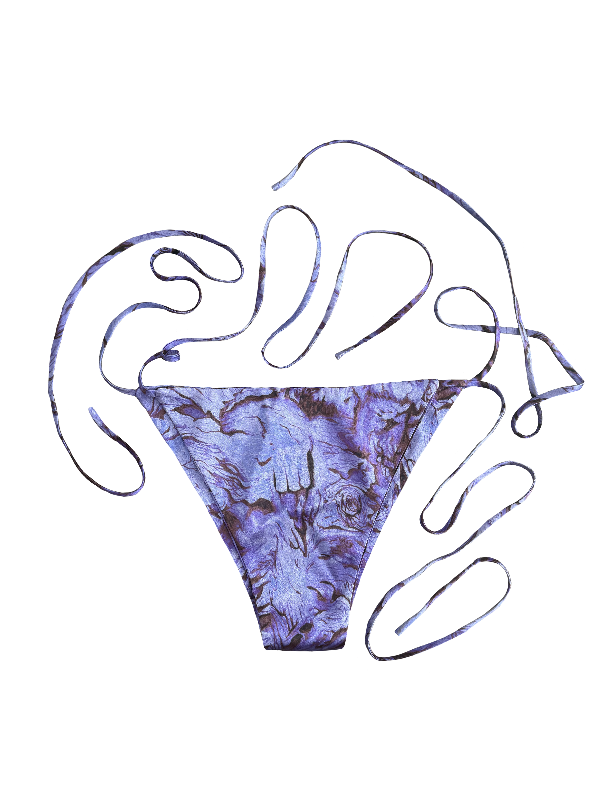 PRE-ORDER The Violet Eucalyptus Silkini – Silk Bikini Bottom