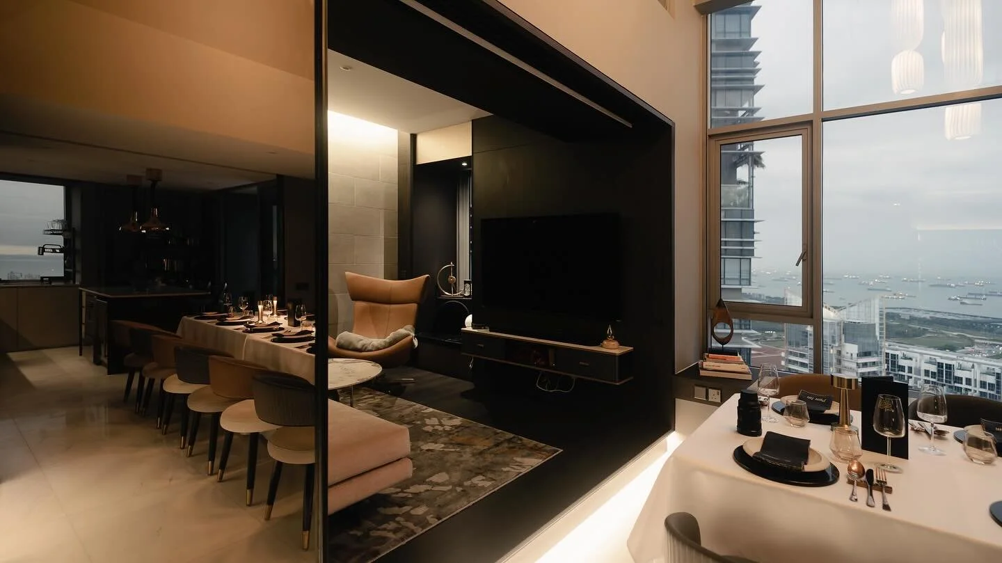 transforming a common bedroom into a compact living room . Our aim is to create a functional and beautiful space that includes a 3.5m table that can seat 12 people for entertaining guests or spending quality time with family. By extending and raising