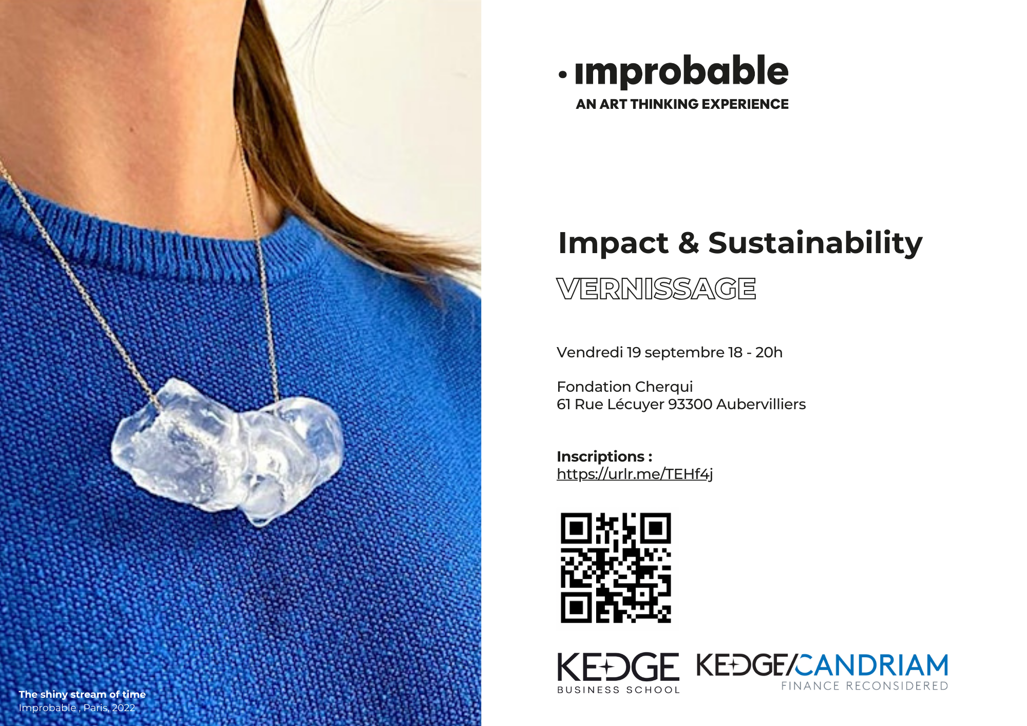 Vernissage Improbable impact & Sustainability