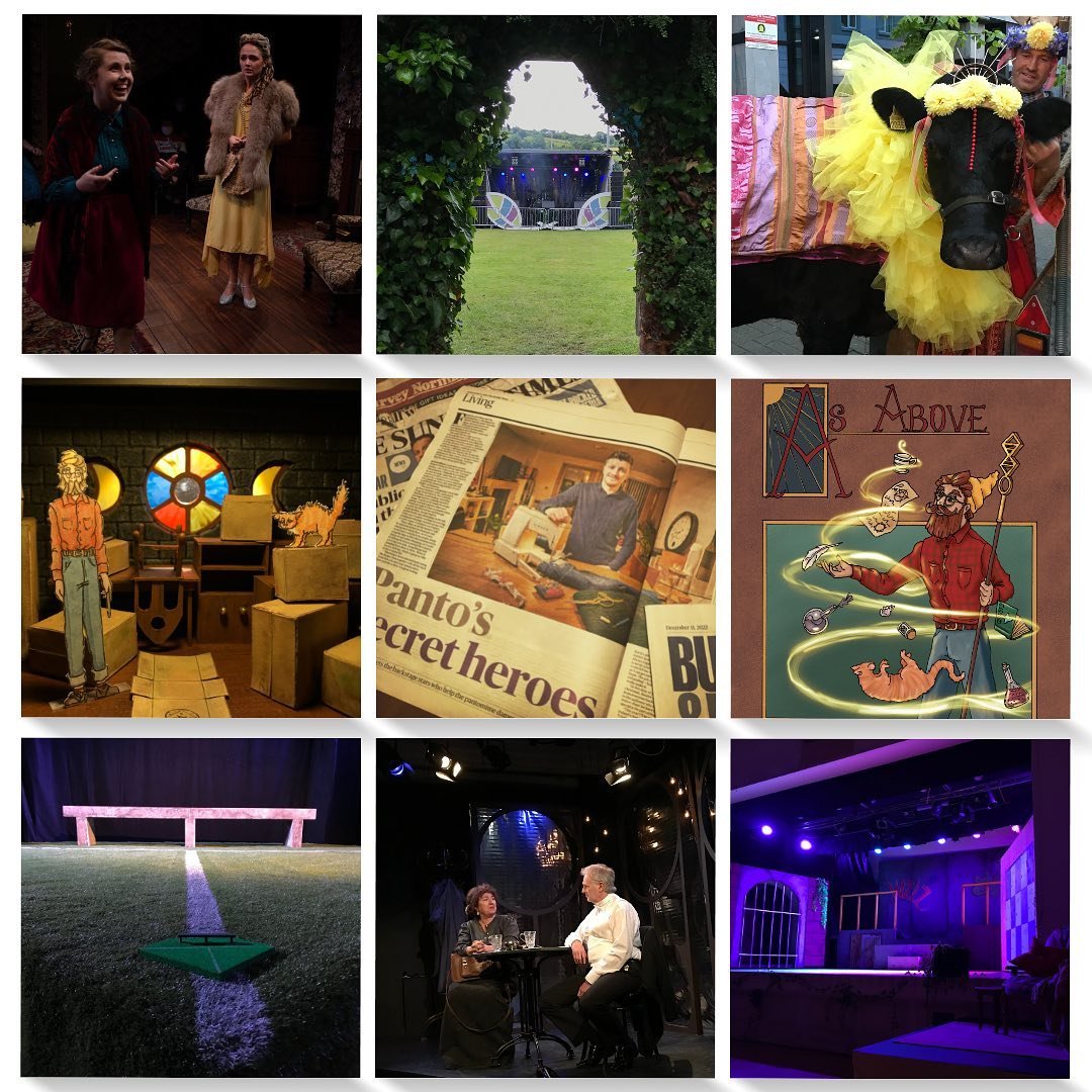A designer and illustrator&rsquo;s 2022 recap: return to the Lir, designed a music festival, dressed a cow, created my own fantasy world, made the newspaper, enjoyed sports for once, played with shiny things and did a hip hop musical in a church&hell